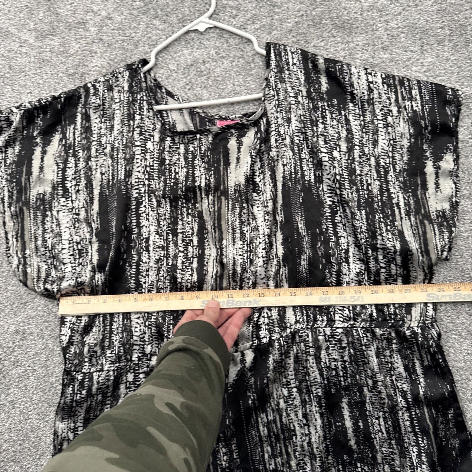 Other Vintage Y2K Peplum Top Womens 2X Plus Boho Abstract Grunge Size XXL / US 16-18 / IT 52-54 - 3 Thumbnail