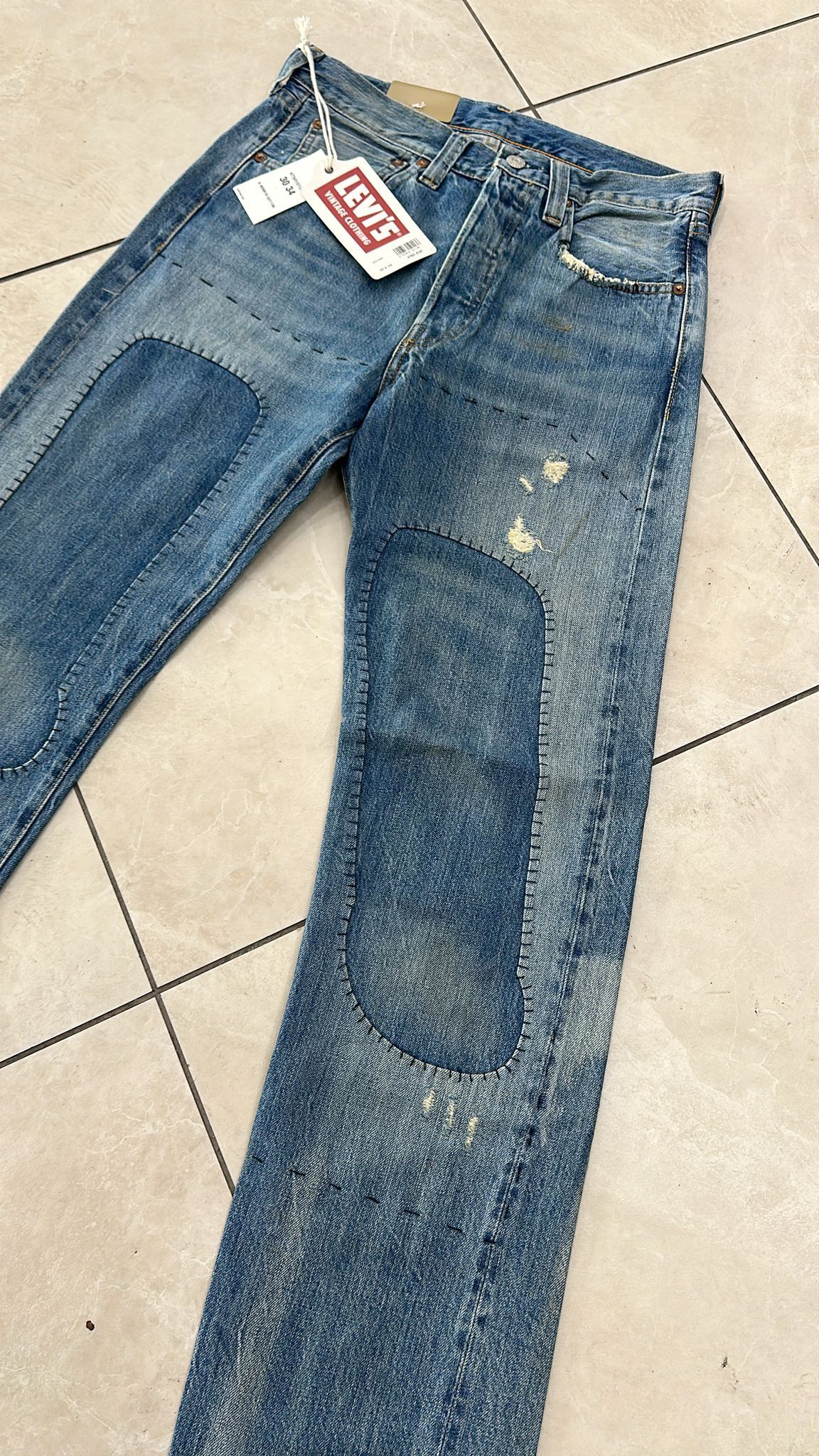 Levi's Vintage Clothing LVC Levi's Vintage Clothing 1947 501XX BigE Selvedge Jeans Size US 30 / EU 46 - 4 Thumbnail