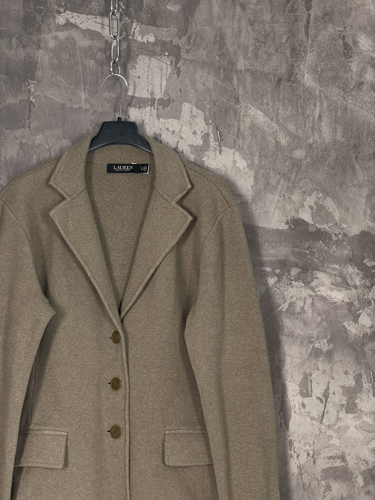 Polo Ralph Lauren × Ralph Lauren Avant Garde Ralph Lauren Knit Heavy Luxury Coat Size L / US 10 / IT 46 - 4 Thumbnail