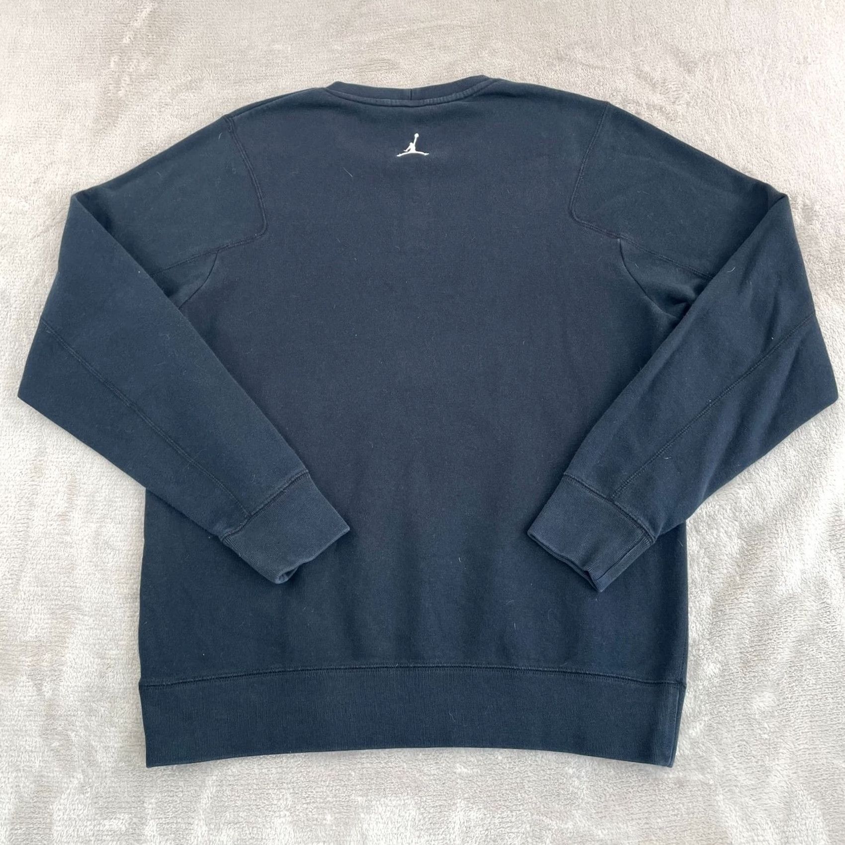 Nike Nike Jordan Flight Sweatshirt Men L Black JumpMan Logo Crew Neck Pullover Long Sleeve Graphic Print Logo Vintage Not Size US L / EU 52-54 / 3 - 4 Thumbnail
