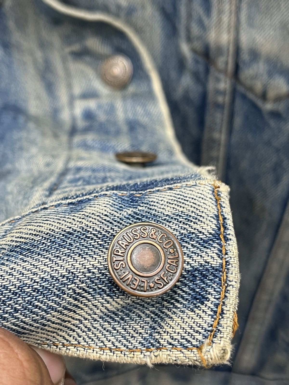 Levi's 🔥🔥🔥STEALS VINTAGE LEVIS TRUCKER JACKET Size US S / EU 44-46 / 1 - 10 Thumbnail