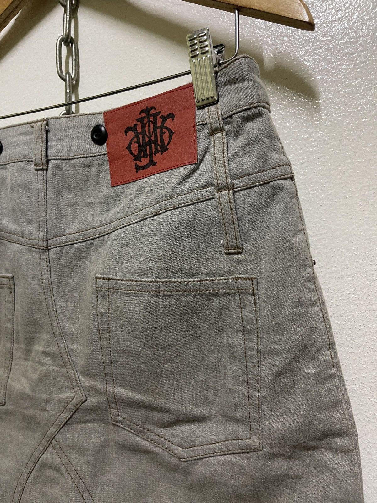 Vintage Ppfm Skirt Denim Sample Size 30" / US 8 / IT 44 - 10 Thumbnail