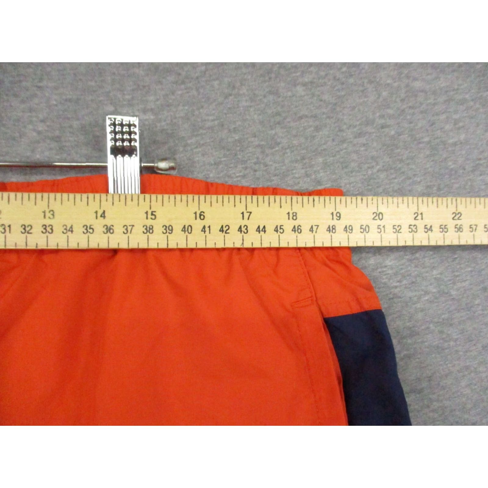 Nike Nike Swim Shorts XL Men Bathing Bottom Orange Nave Blue Colorblock Drawstring Size US 36 / EU 52 - 4 Thumbnail
