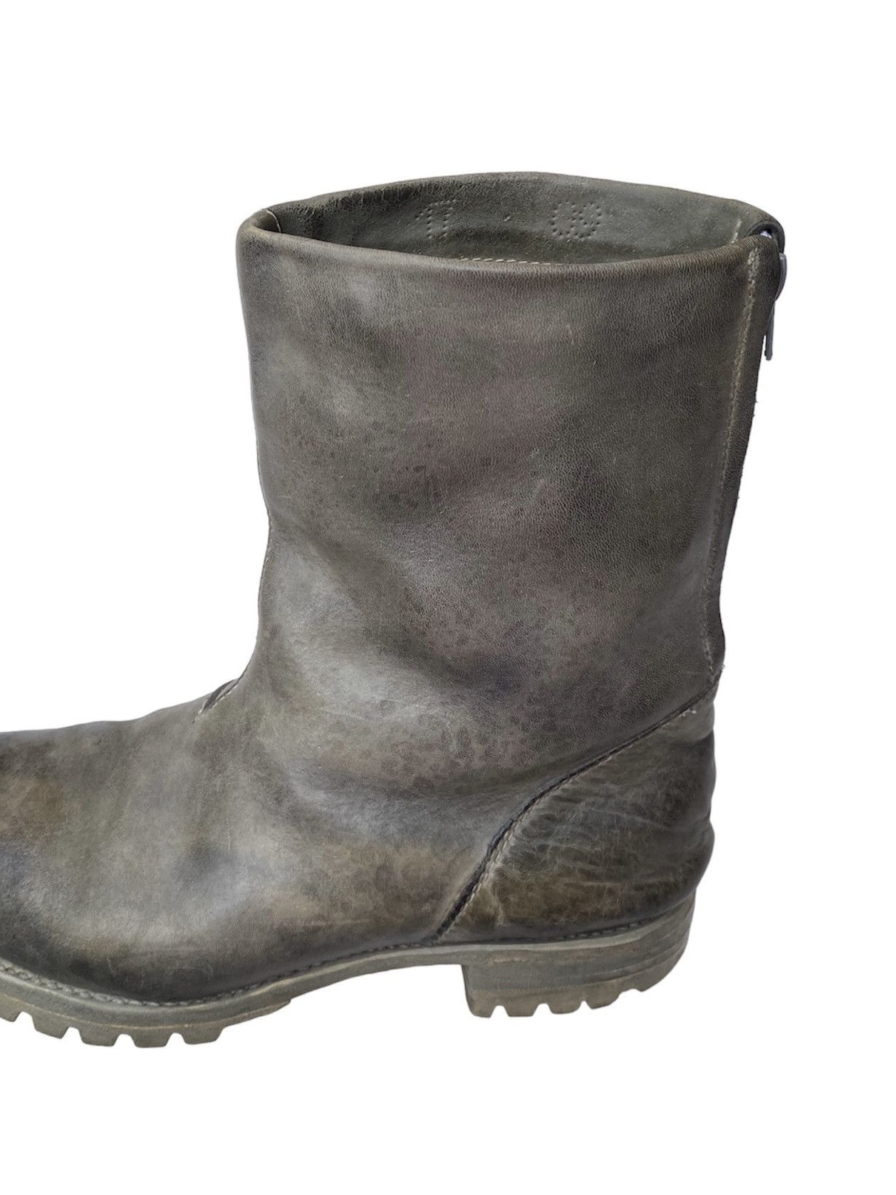 Carol Christian Poell CCP AW05 SAFE Double-Zip Tank Sole Horse Leather Boots Size US 11 / EU 44 - 8 Thumbnail