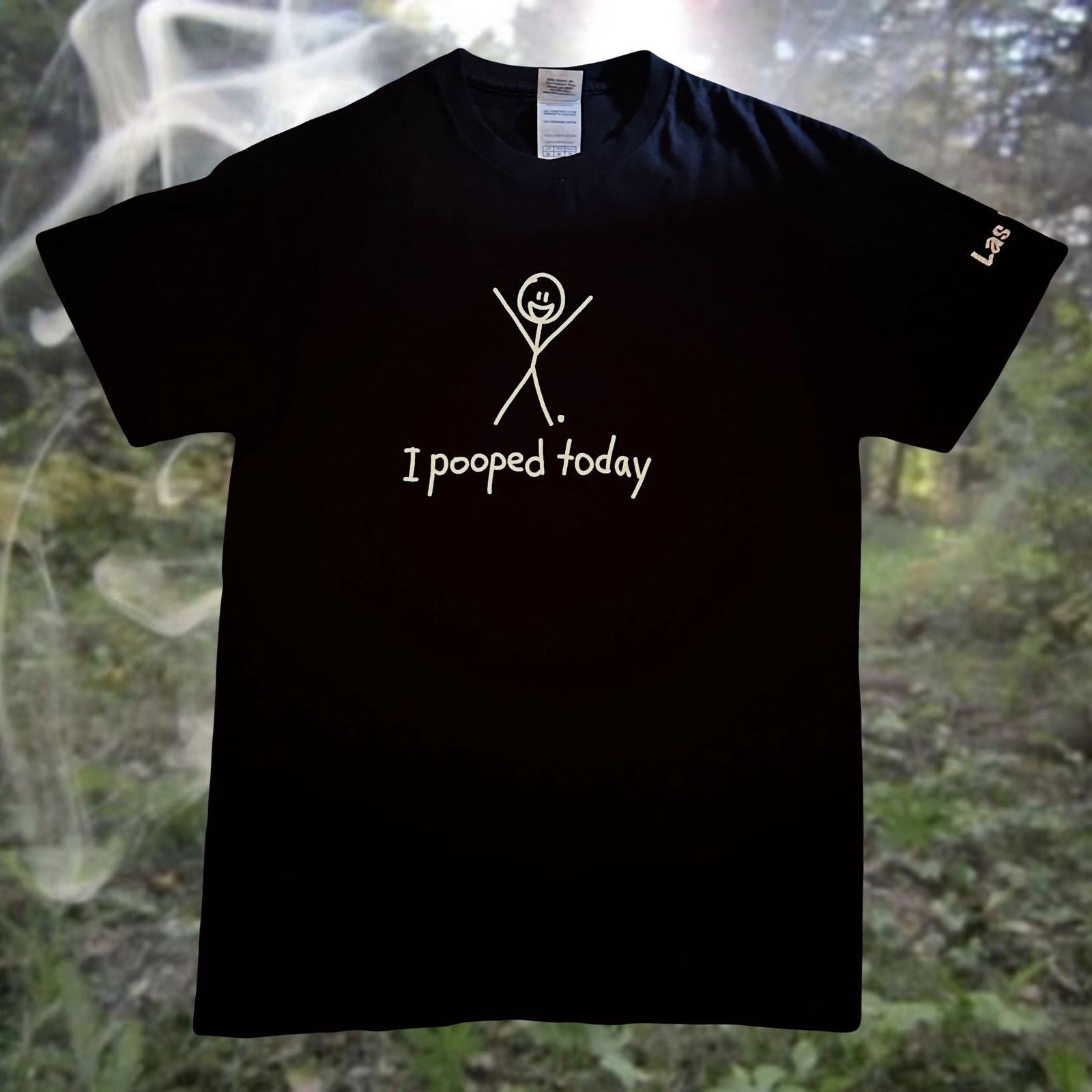 Vintage vintage y2k las begas funny stickman graphic tee shirt Size US M / EU 48-50 / 2 - 1 Thumbnail