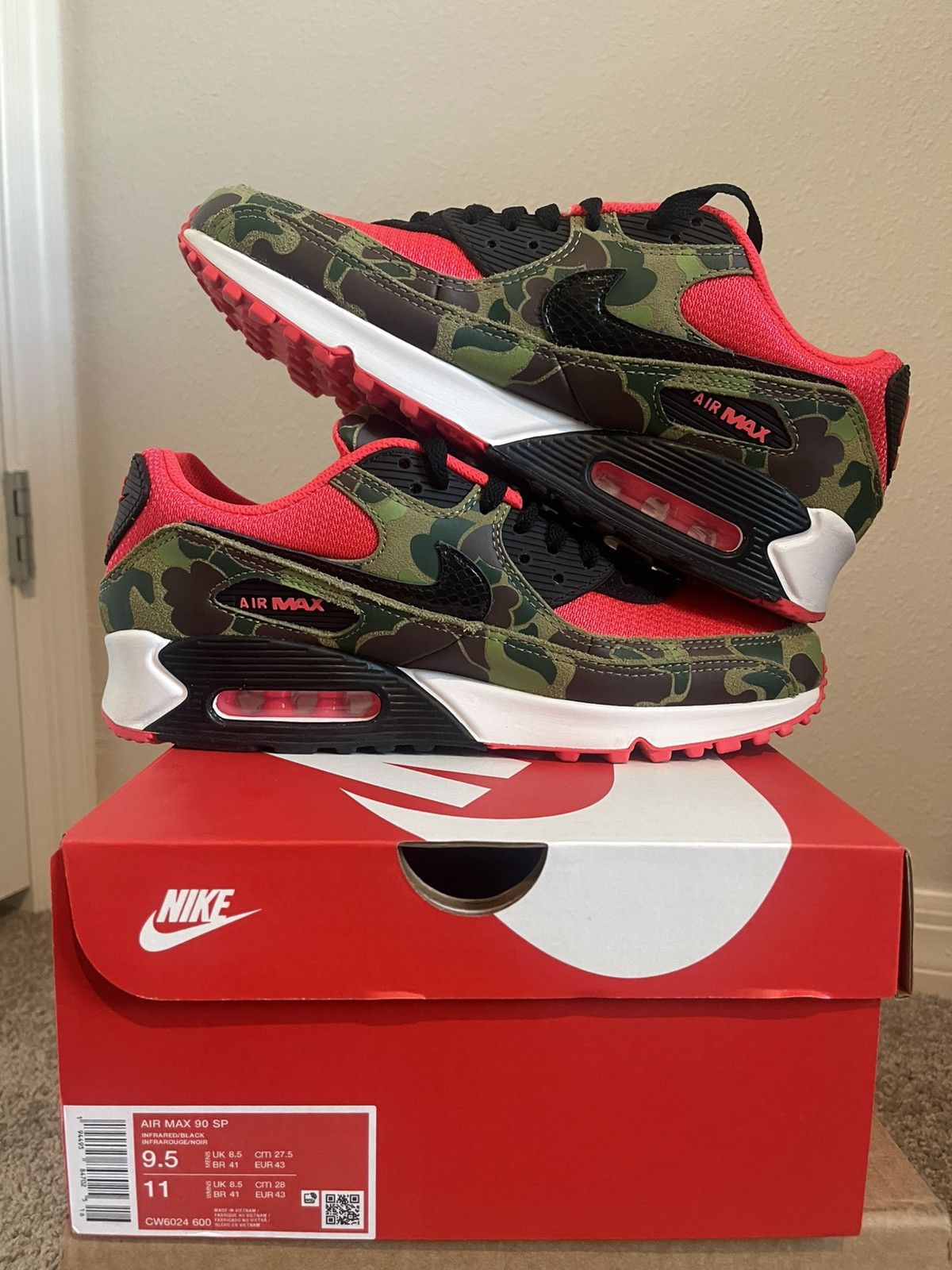 Nike Nike Air Max 90 Reverse Duck Camo Size US 9.5 / EU 42-43 - 5 Thumbnail