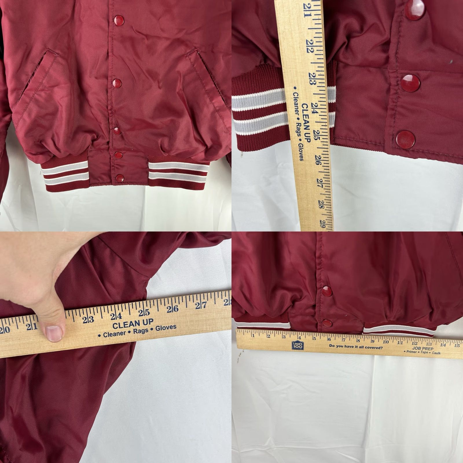 Vintage VINTAGE Howe Athletic Jacket Oilers Red Made in USA Mens Medium 80s 90s Sn ap? Size US M / EU 48-50 / 2 - 8 Thumbnail