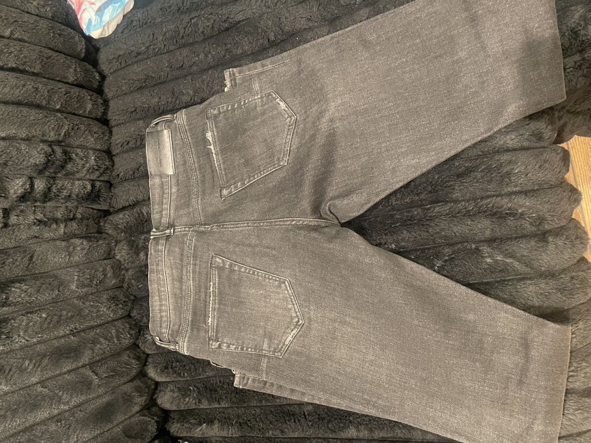 Purple Brand Mens Black Purple Jeans With White Paint Sz :28 Size US 28 / EU 44 - 2 Thumbnail