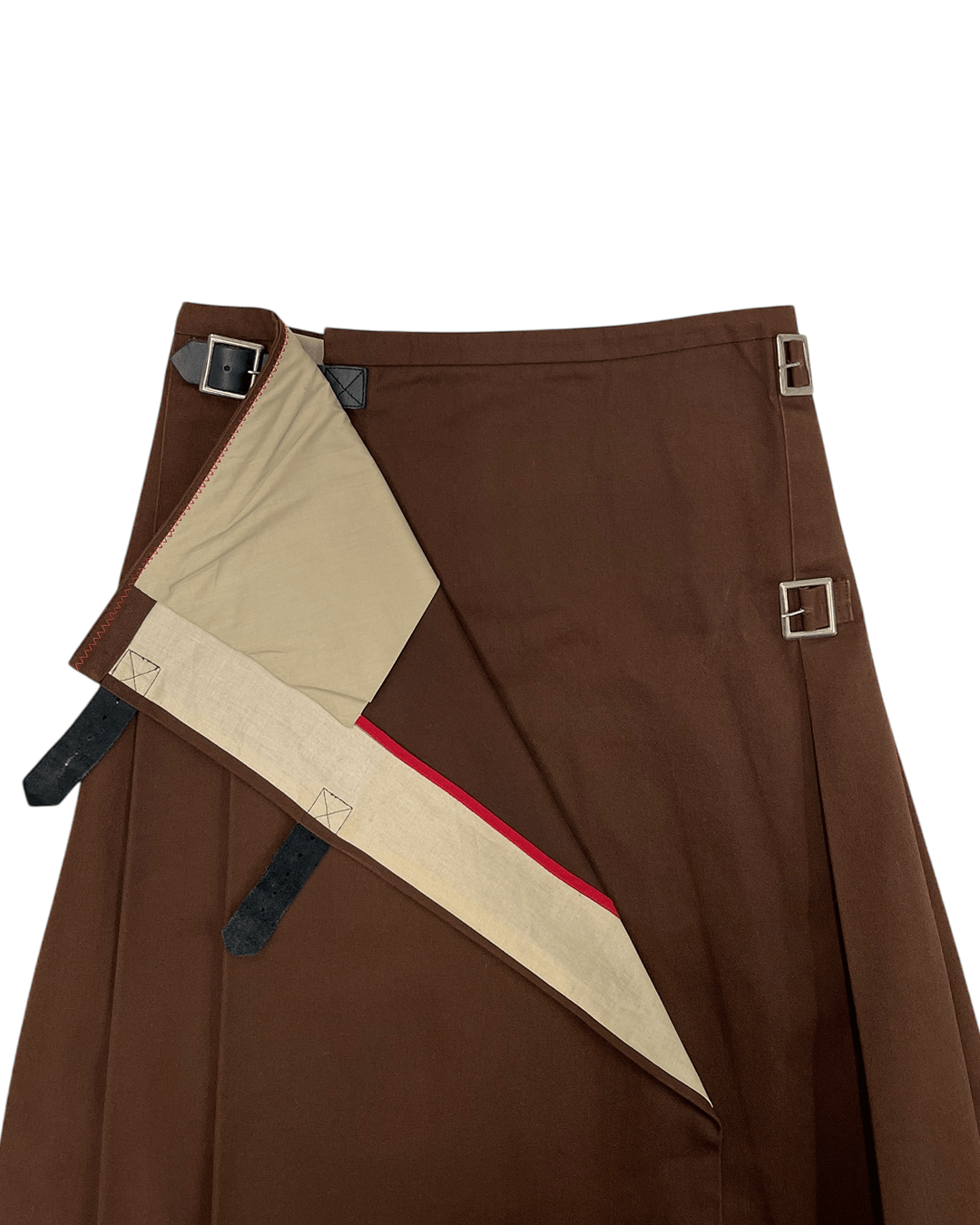 Engineered Garments Engineered Garments Belt Detail Pleated Wrap Skirt Size 28" / US 6 / IT 42 - 8 Thumbnail