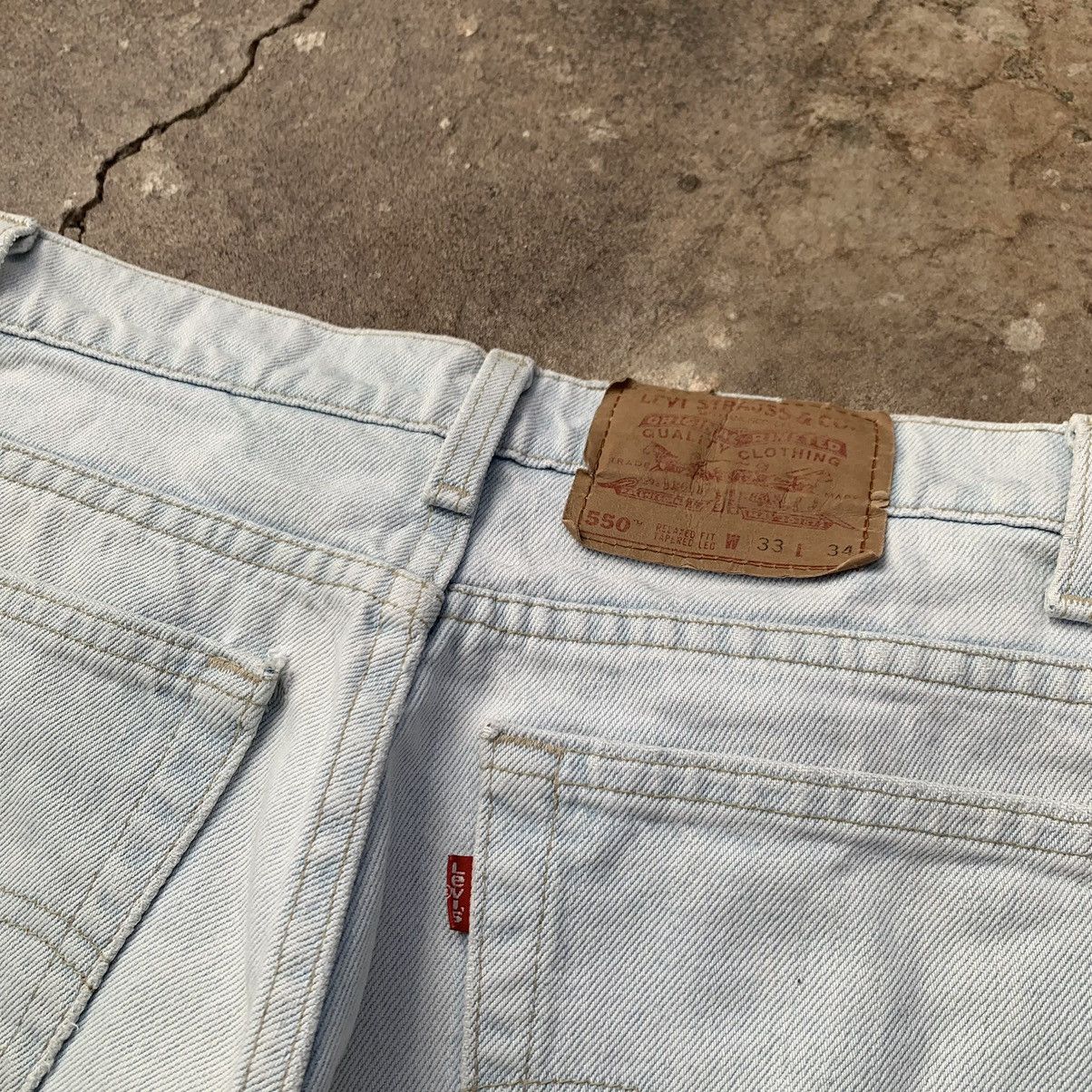 Levi's Vintage LEVIS 550 relaxed fit (33/34) Acid-Wash USA Size US 33 - 5 Thumbnail