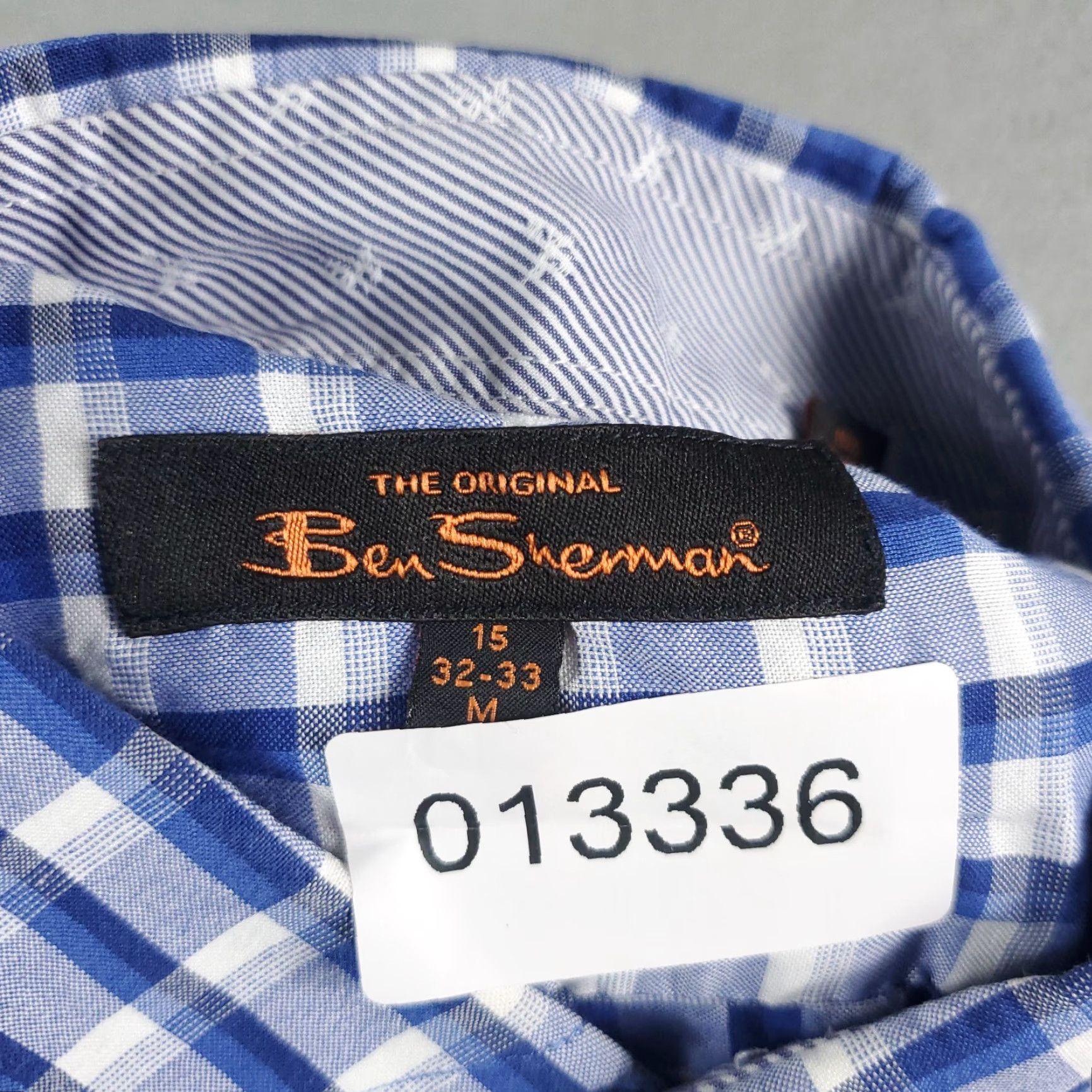 Ben Sherman Ben Sherman Button Up Shirt Men Medium 15 Blue Plaid Long Sleeve Dress American Classic Preppy Size US M / EU 48-50 / 2 - 6 Thumbnail
