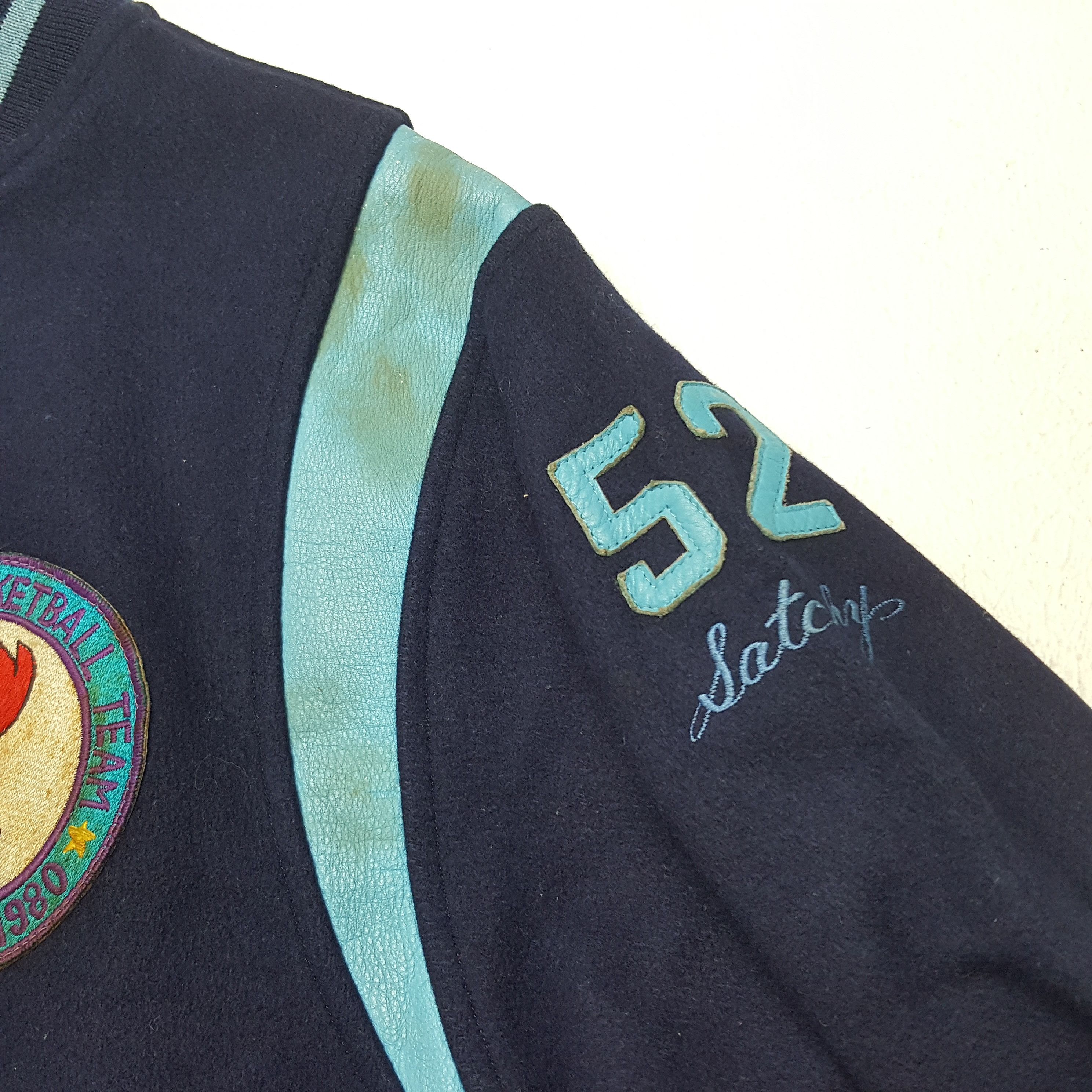 Vintage Vintage Eightys Basketball Team Sport Varsity Jacket Size US S / EU 44-46 / 1 - 6 Thumbnail