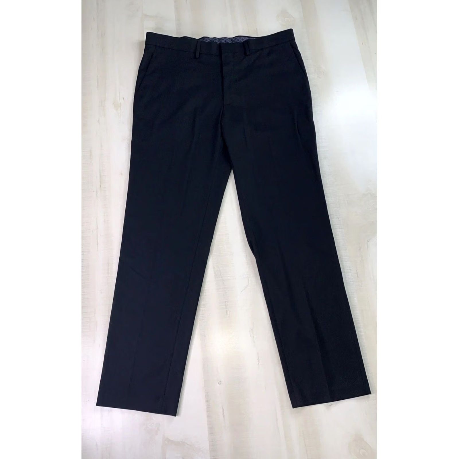 Haggar Haggar Dress Pants Mens 36x32 Straight Fit Black Premium EUC-12790 Size US 36 / EU 52 - 2 Thumbnail