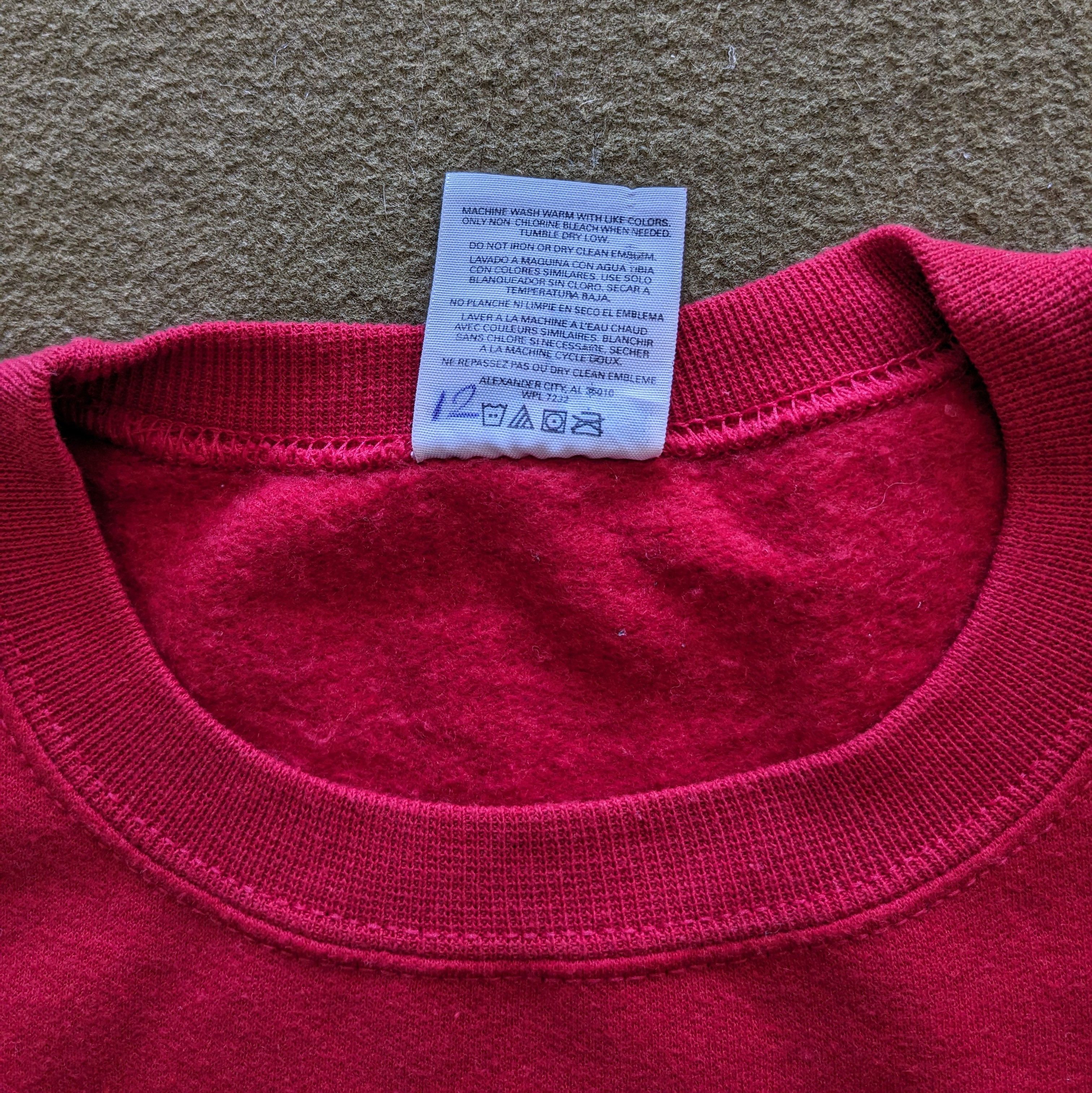 NBA Vintage HILAND HAWKS Basketball Team Sweatshirt Size US XL / EU 56 / 4 - 7 Thumbnail