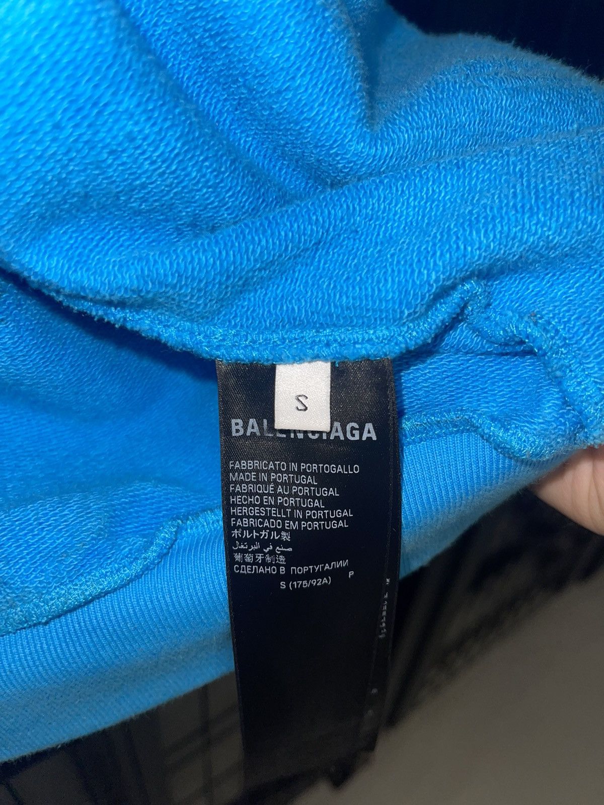 Balenciaga Balenciaga Blue Skater Zip Hoodie Size US S / EU 44-46 / 1 - 20 Thumbnail
