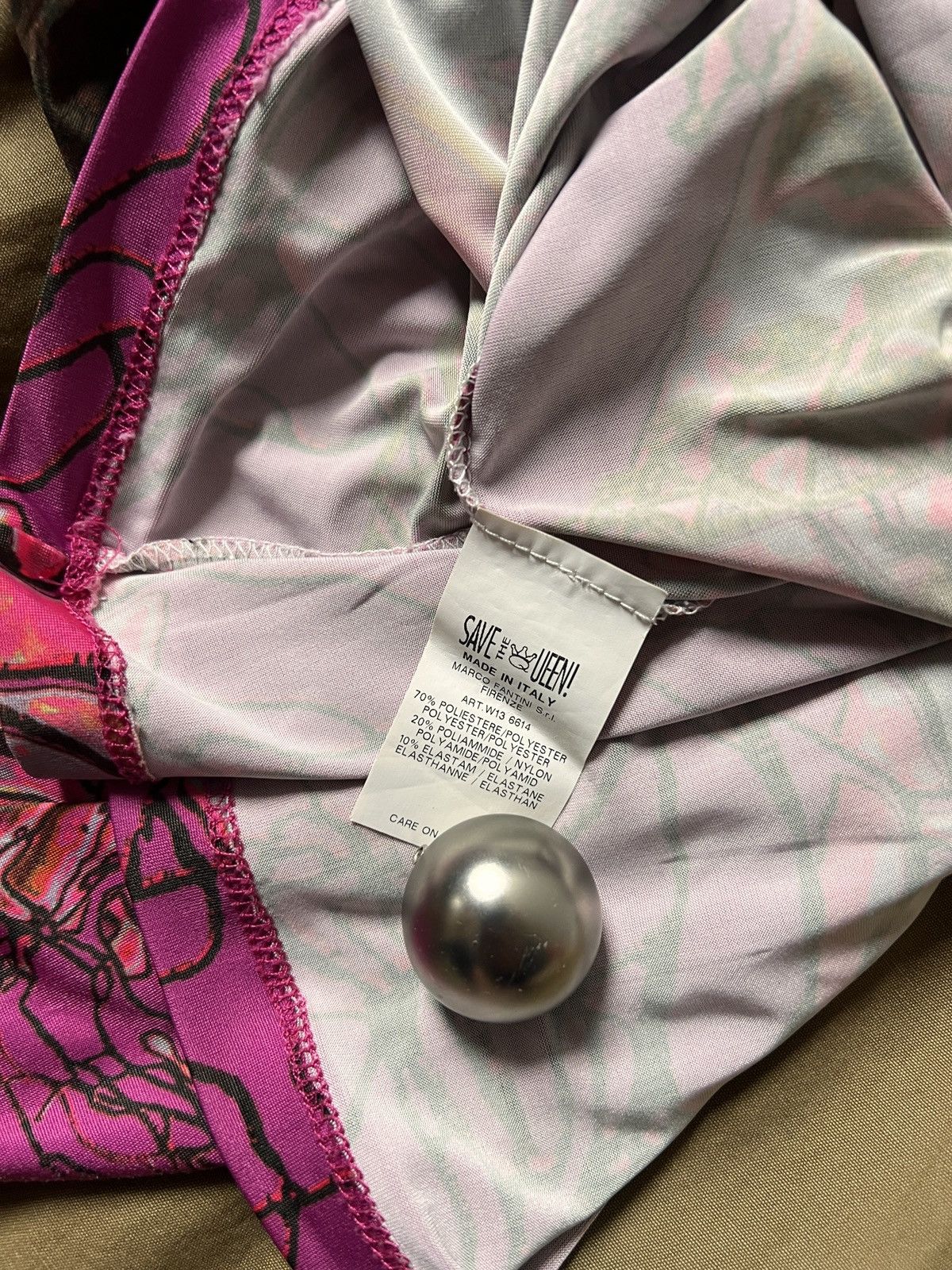 Vintage Avant-Garde Save The Queen Y2K Blouse JPG Size L / US 10 / IT 46 - 13 Thumbnail