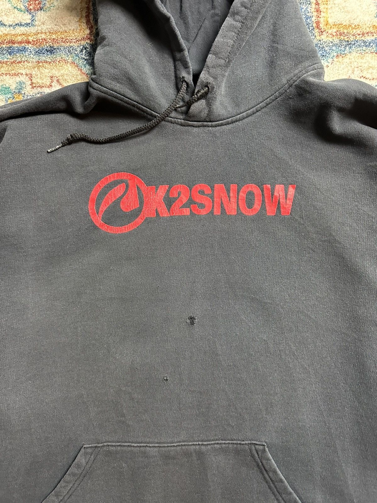 Vintage Vintage K2Snow Spellout Logo Hoodie Size Adam Size US XL / EU 56 / 4 - 4 Thumbnail