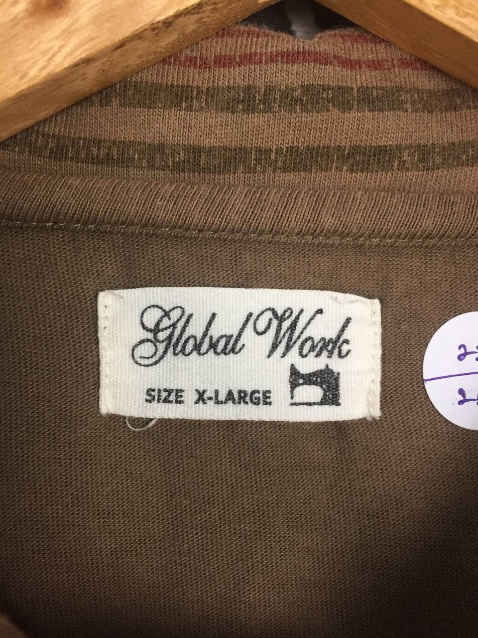 Global Work × Japanese Brand Global Work Aztec Native Patterned Polo Tee Size US XL / EU 56 / 4 - 7 Thumbnail