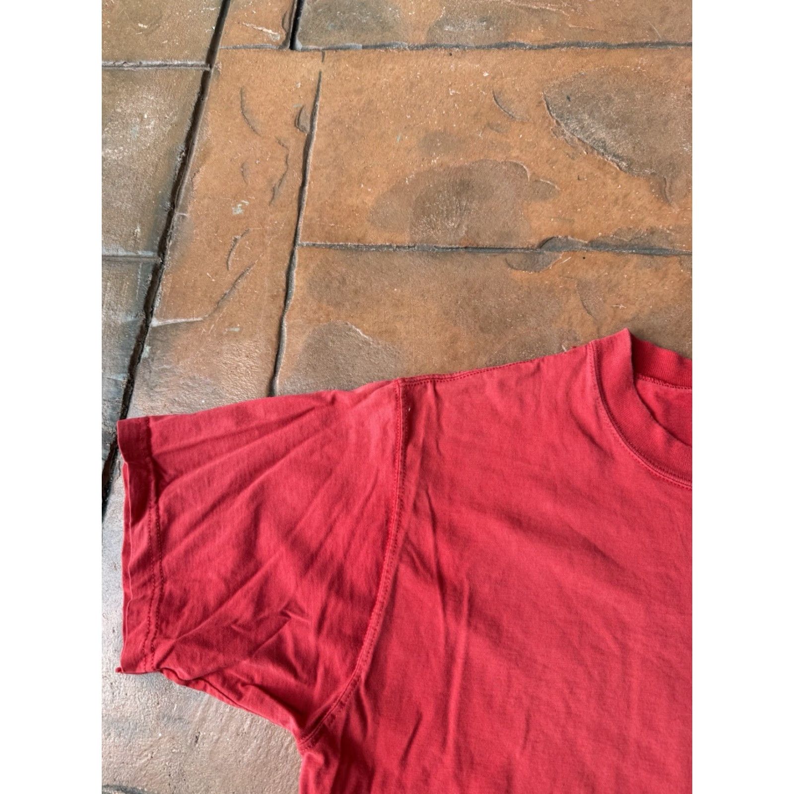 Russell Athletic VINTAGE Russell Athletic Pocket T-Shirt Medium Red USA 90s Mens Shirt Size US M / EU 48-50 / 2 - 3 Thumbnail