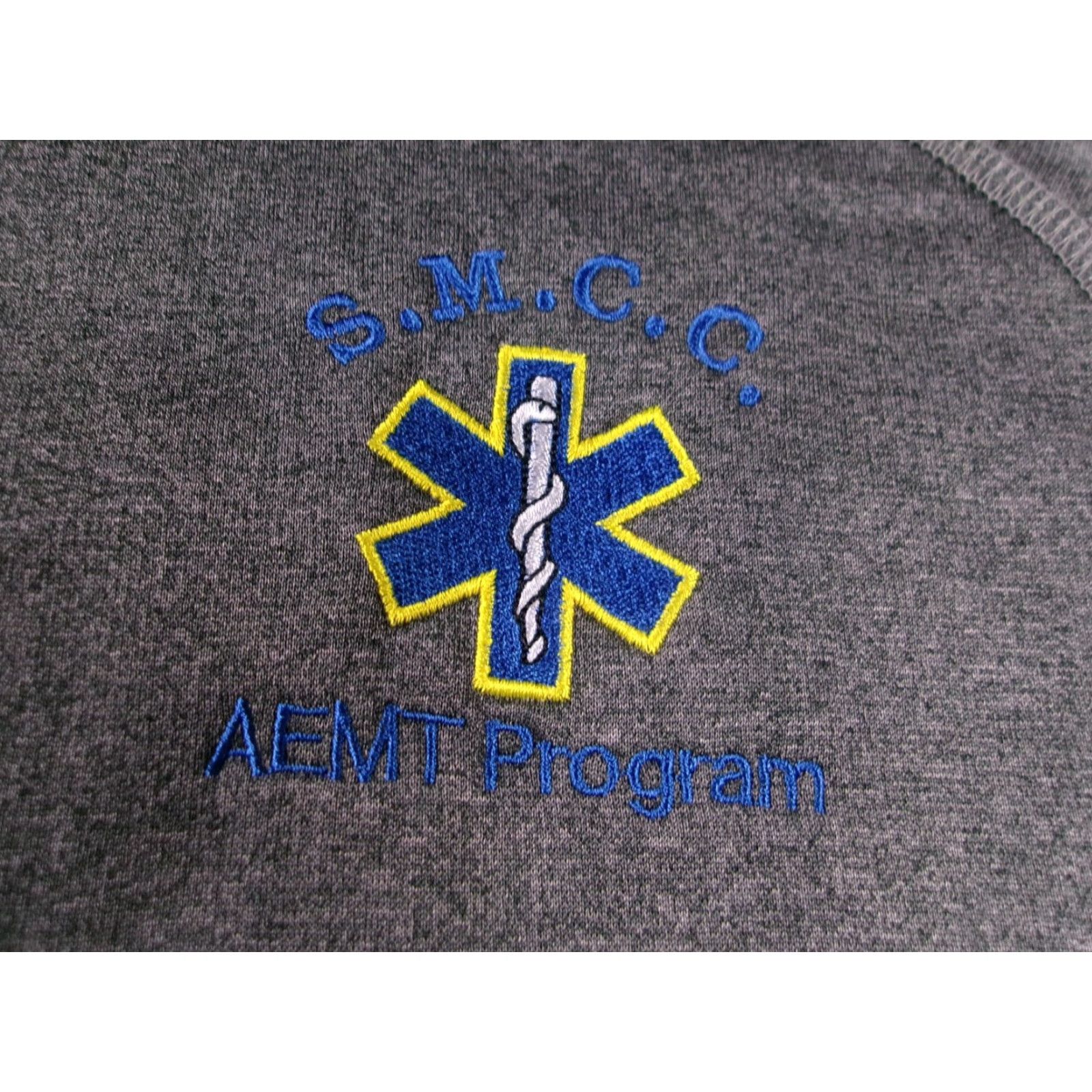 Logo 7 AEMT Pullover Mens L Gray Quarter Zip Embroidered Logo Performance Shirt/ Sweater Size US L / EU 52-54 / 3 - 3 Thumbnail