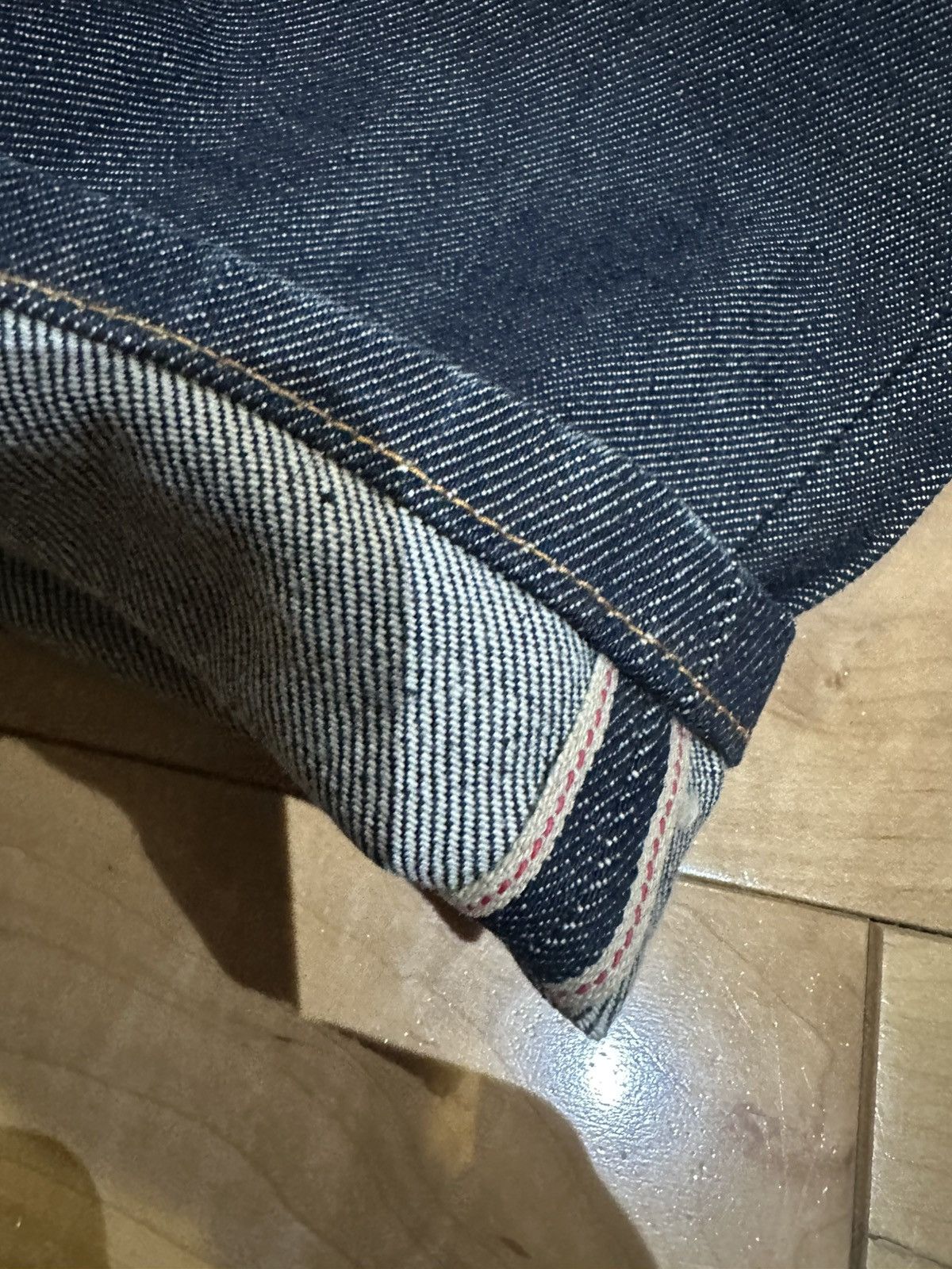A.P.C. Petit Standard Raw Selvedge Dark Indigo Blue Jeans Denim Size US 34 / EU 50 - 4 Thumbnail
