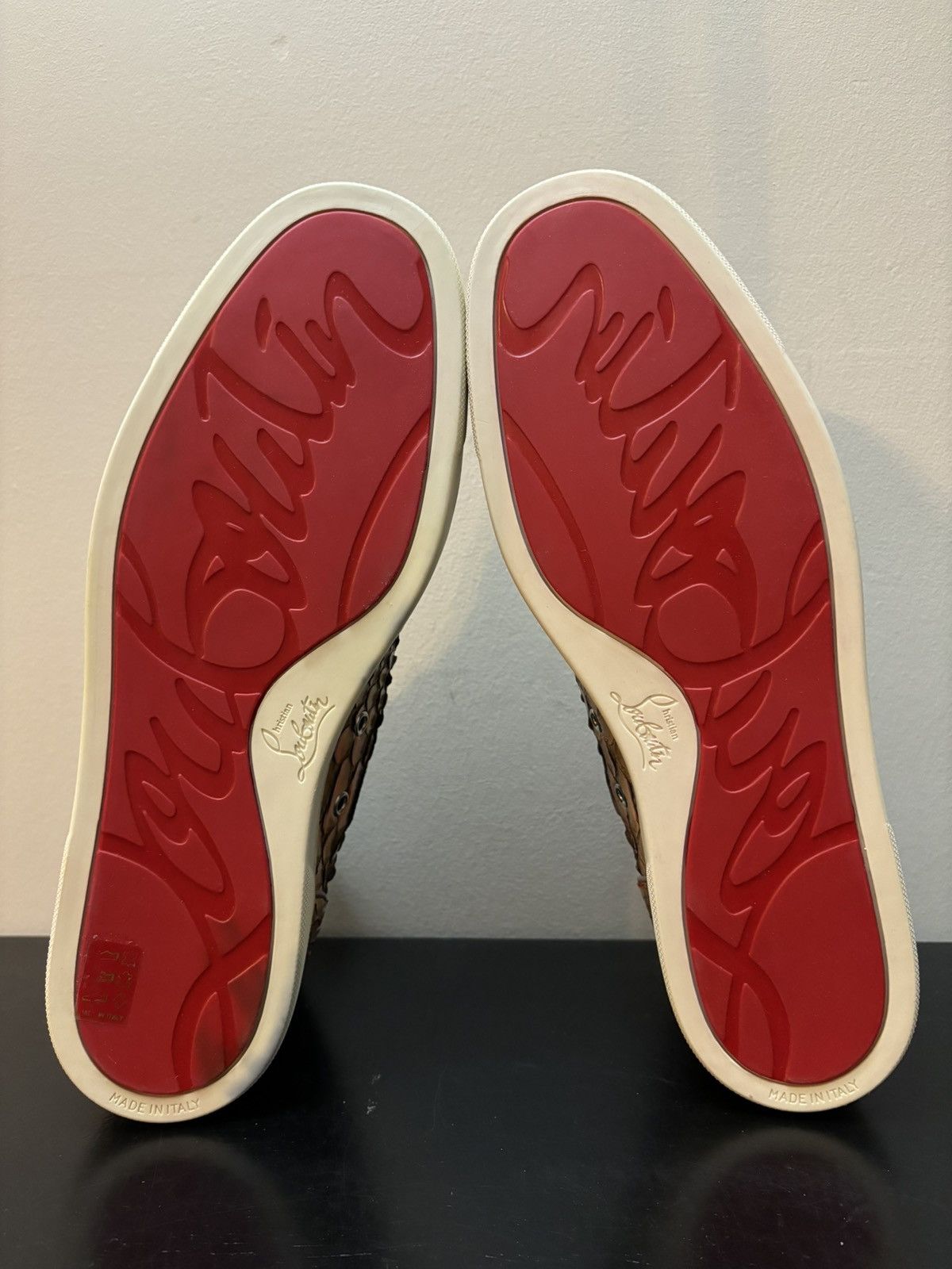 Christian Louboutin Christian Louboutin Red Bottom Louis Orlato Python Snakeskin Size US 12 / EU 45 - 6 Thumbnail