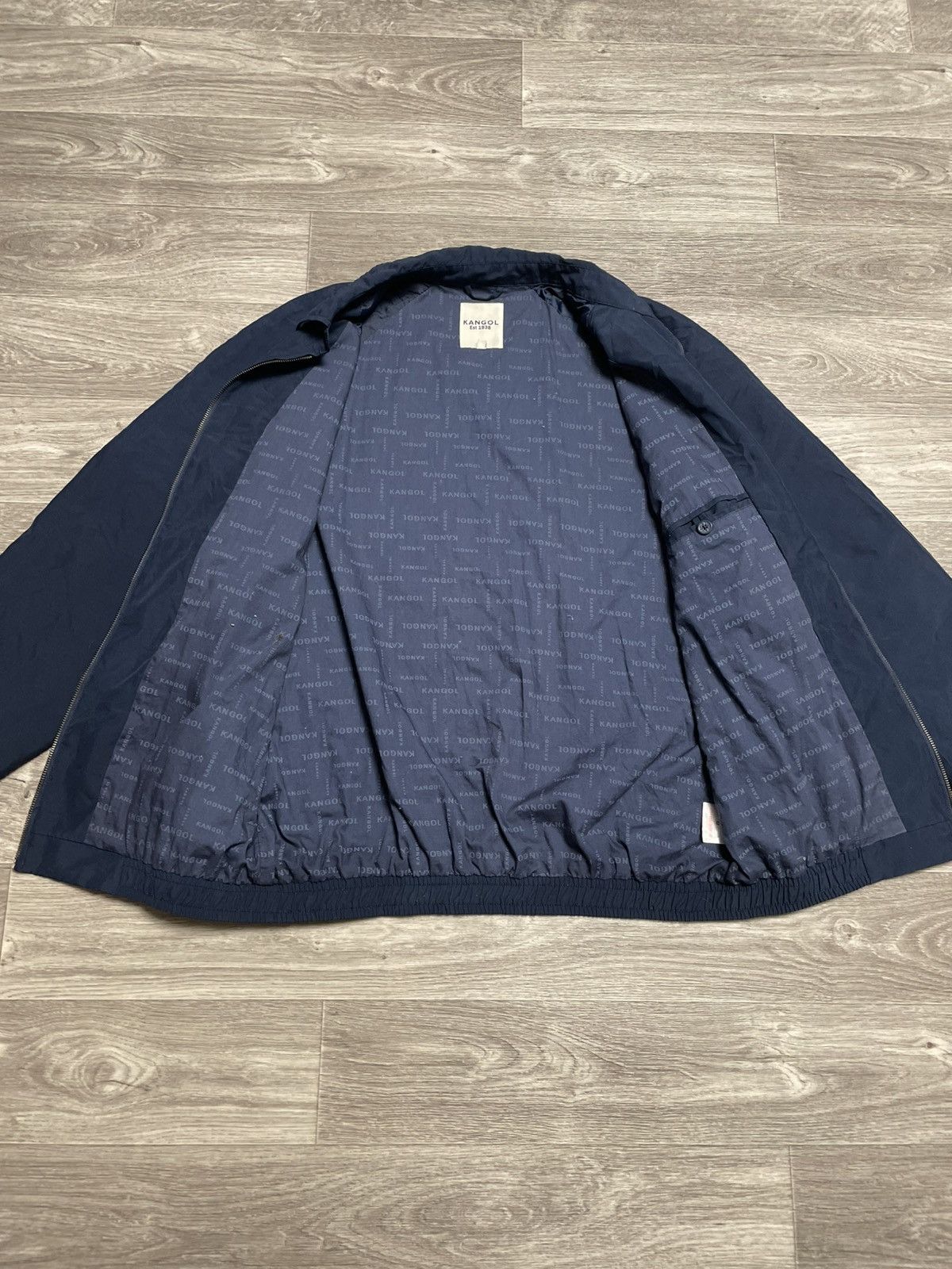 Kangol Vintage Kangol Navy Blue Light Jacket Overshirt 90s Size US M / EU 48-50 / 2 - 14 Thumbnail
