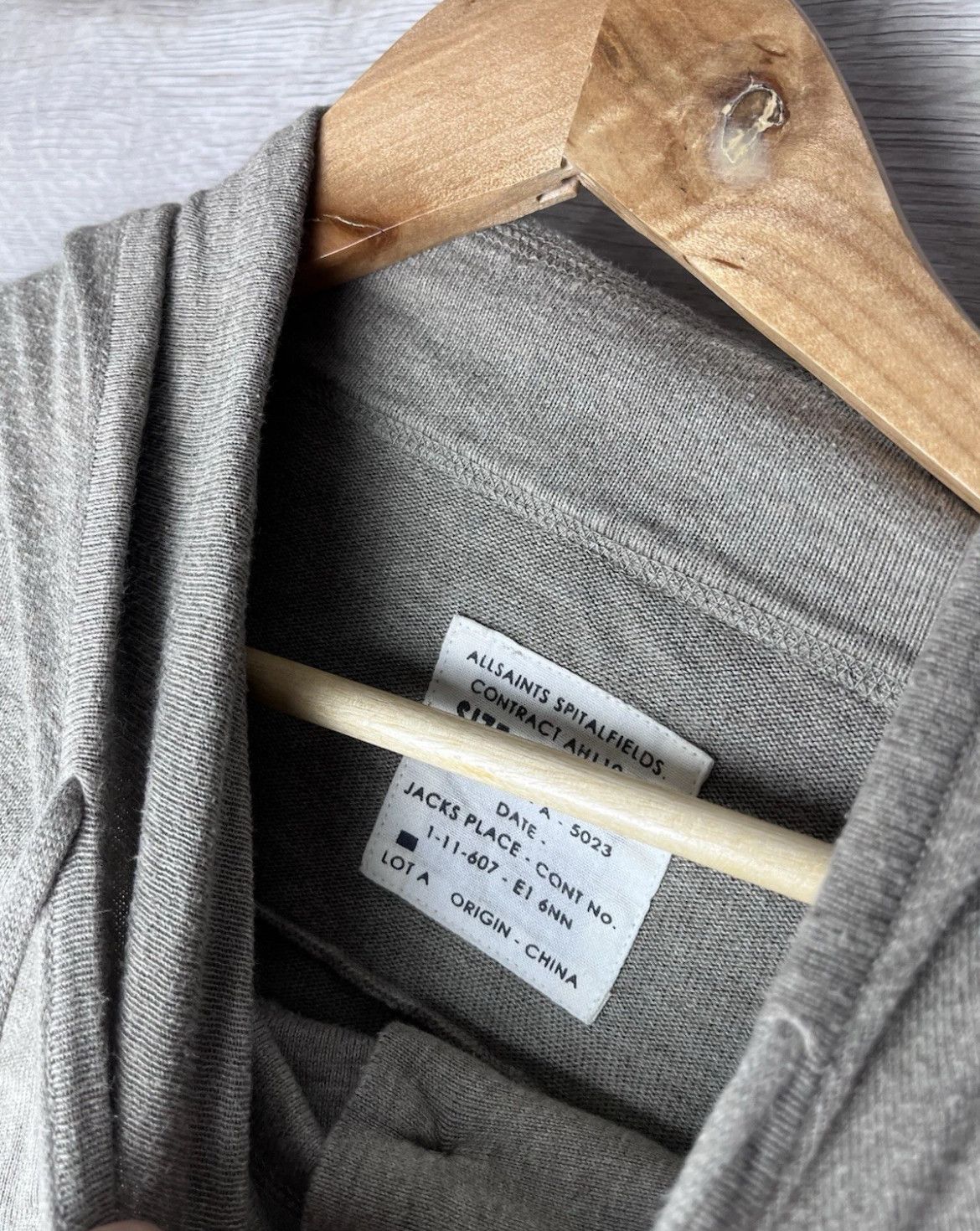 Allsaints Men’s sweater 1/4 zip Allsaints size L Size US L / EU 52-54 / 3 - 9 Thumbnail