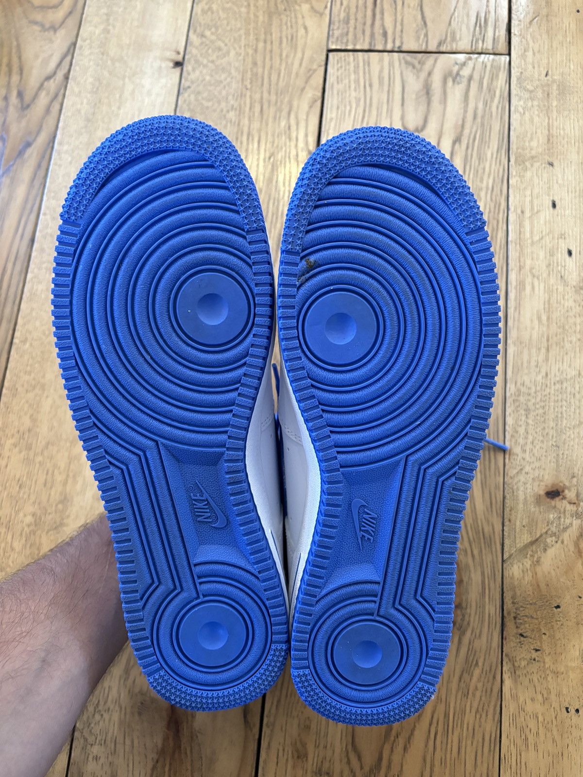 Nike Nike Air Force 1 ‘07 Medium Blue Size US 9 / EU 42 - 7 Thumbnail