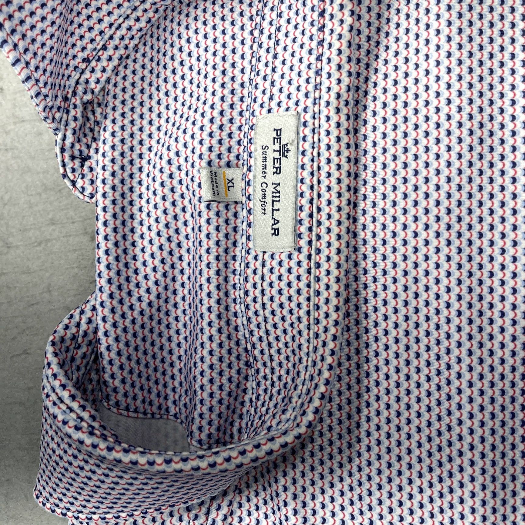Peter Millar Peter Millar Polo Shirt Mens XL White Logo Golf Summer Comfort Ridgemoor Size US XL / EU 56 / 4 - 6 Thumbnail