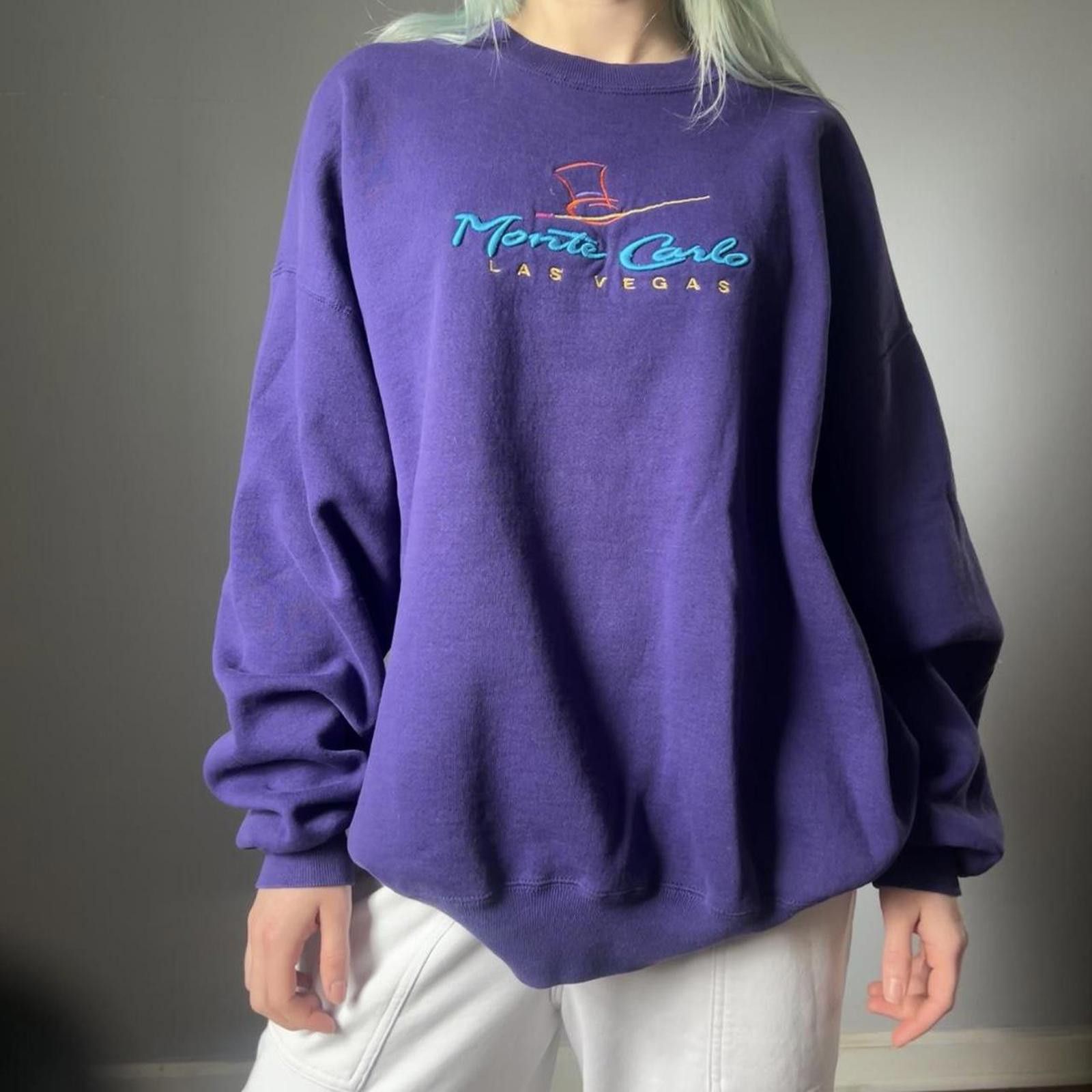 Other Purple vintage Monte Carlo crewneck sweatshirt Size US XL / EU 56 / 4 - 1 Thumbnail