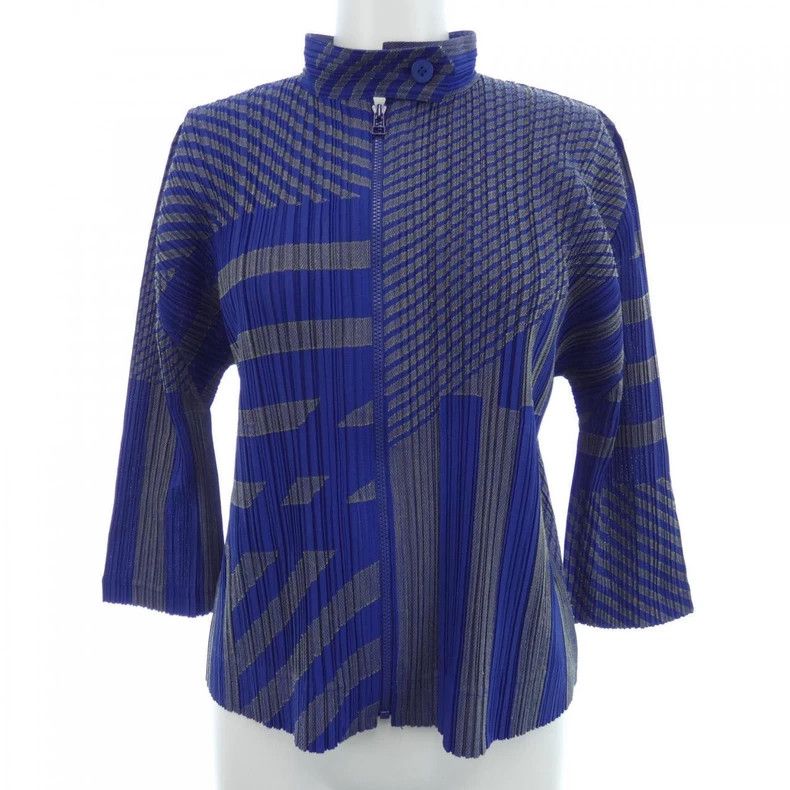 Issey Miyake Issey Miyake Zipper pleated jacket Size L / US 10 / IT 46 - 1 Thumbnail
