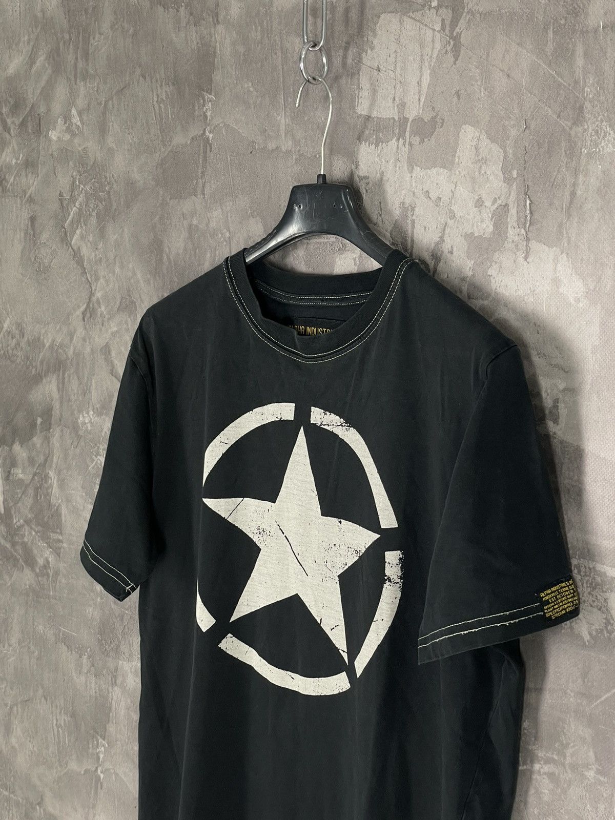 If Six Was Nine × Japanese Brand × Le Grande Bleu (L.G.B.) Avant Garde Japanese Crazy Opium Alpha Industries Y2K Tshirt Size US S / EU 44-46 / 1 - 7 Thumbnail