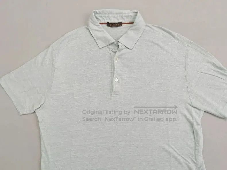 Loro Piana Loro Piana Men's Short Sleeve Polo Shirt. Size US L / EU 52-54 / 3 - 2 Thumbnail