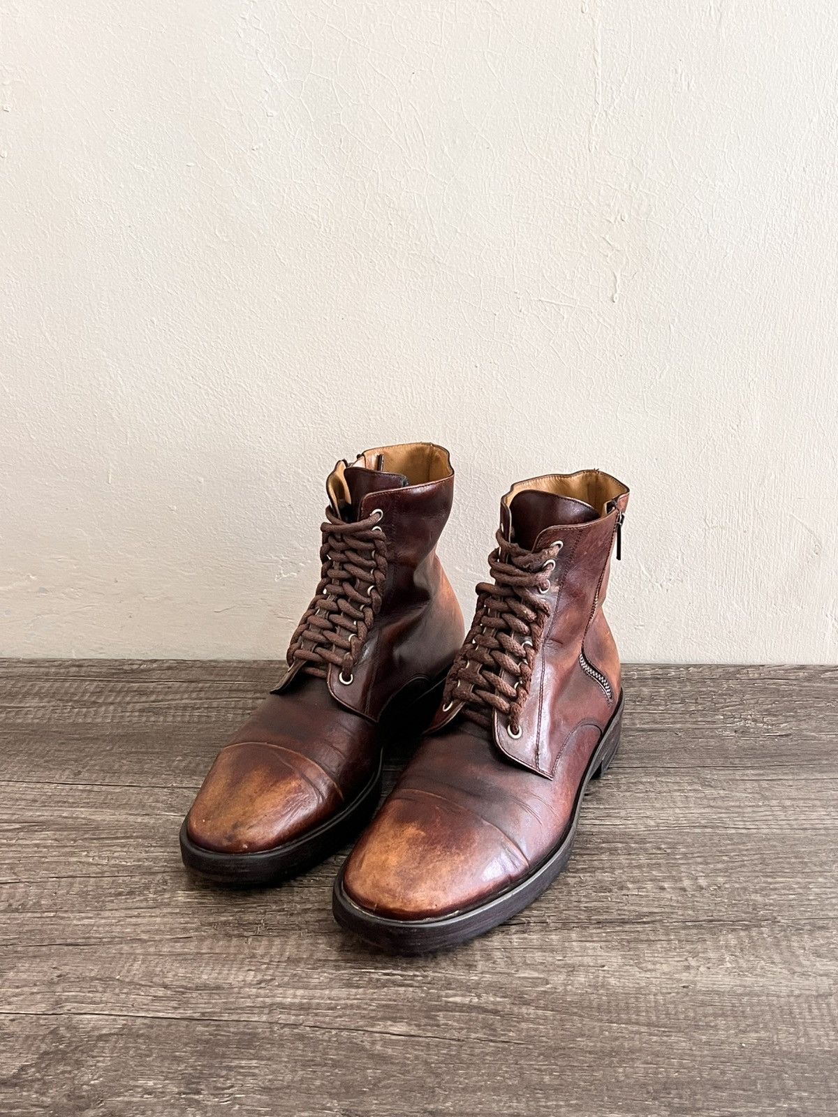 Maison Margiela Zipped Combat Boots Size US 7 / EU 40 - 2 Thumbnail