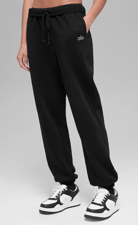 Alo ALO 'Accolade' Black Sweatpants Size US 34 / EU 50 - 1 Preview