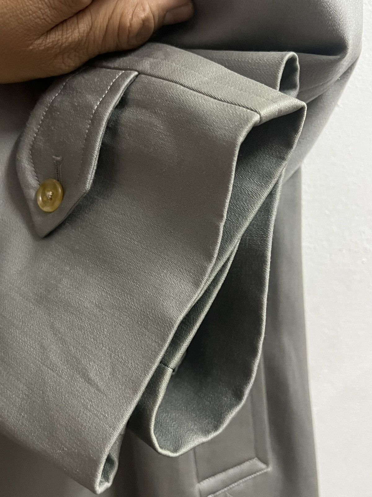Burberry BURBERRYS TRENCH COAT HOMME KAKI VINTAGE Soft wool Size US L / EU 52-54 / 3 - 10 Thumbnail