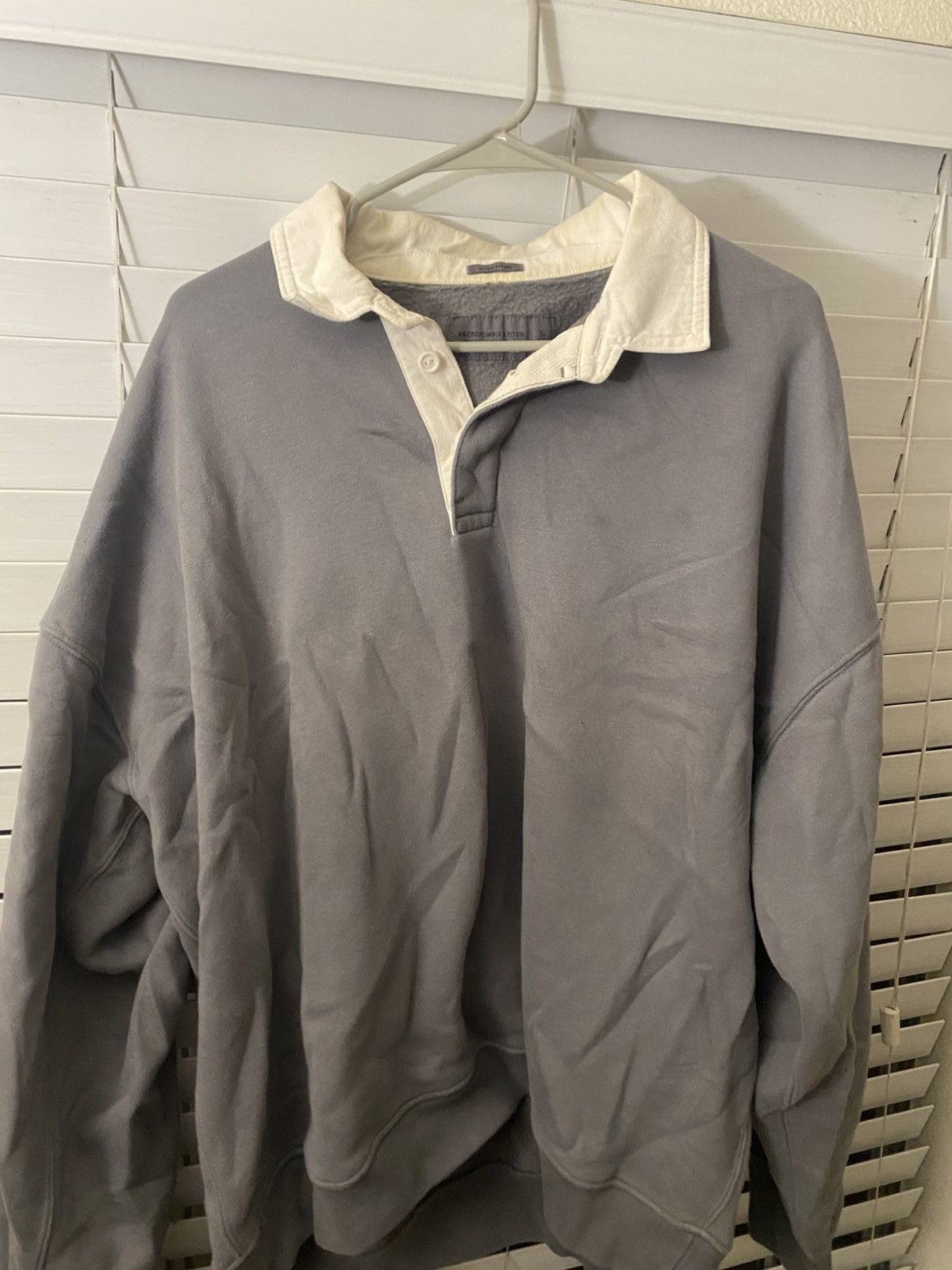 Abercrombie & Fitch Abercrombie & Fitch Gray Rugby Size US XL / EU 56 / 4 - 1 Thumbnail