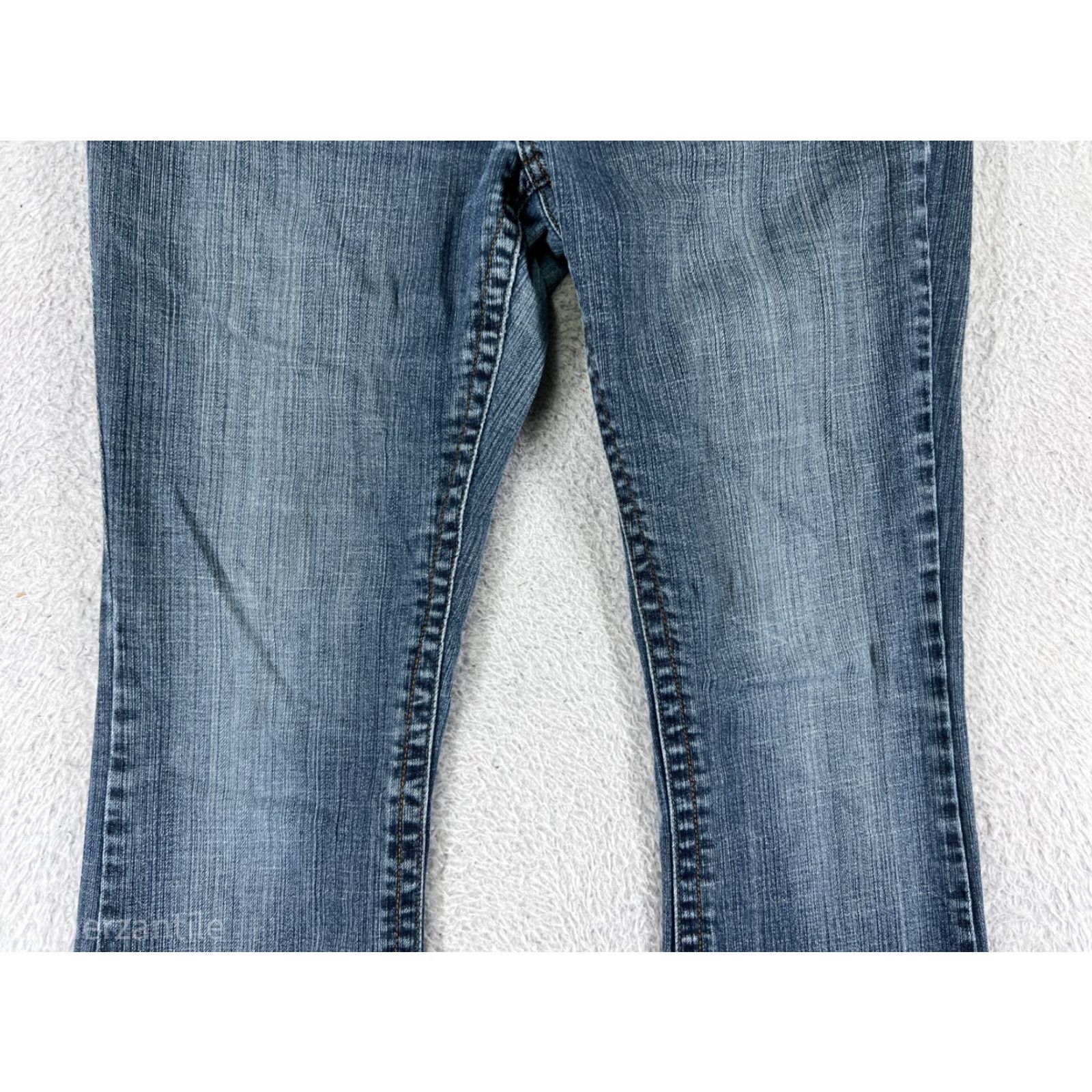 Hope Hope Jeans Bootcut 10 Blue Denim 5-Pocket Stretch Regular Womens Size 32" / US 10 / IT 46 - 6 Thumbnail
