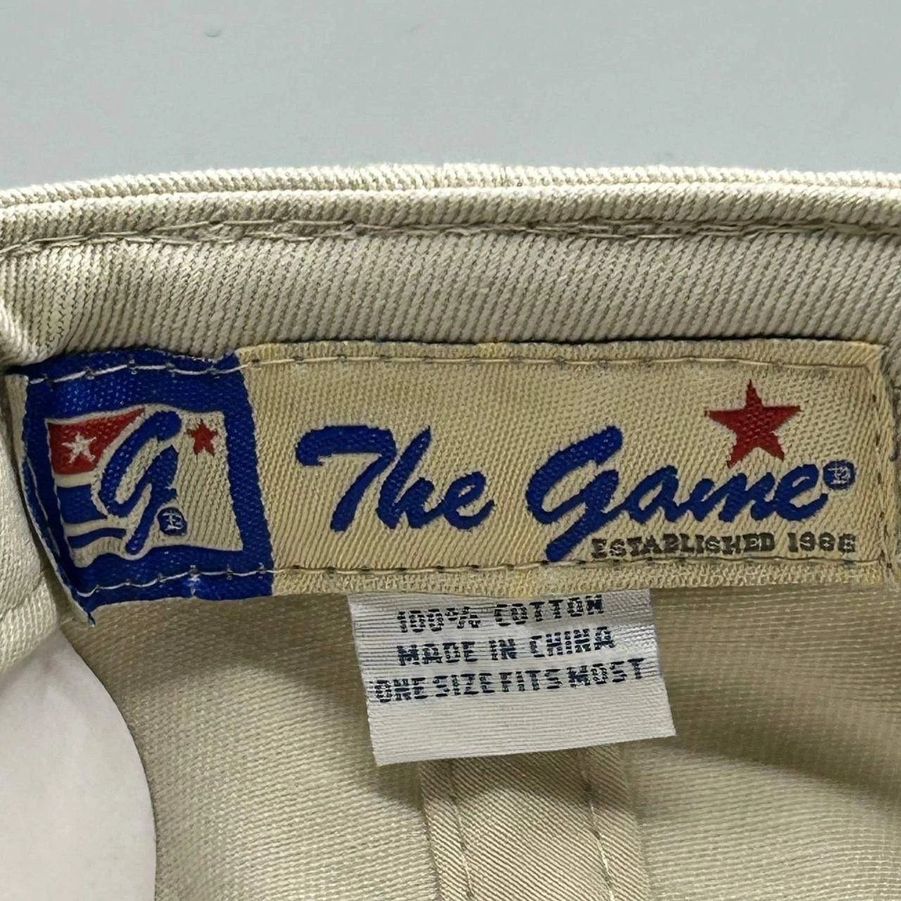The Game Tiffin University Hat Men Beige NCAA Strap Back Cotton Size ONE SIZE - 4 Thumbnail
