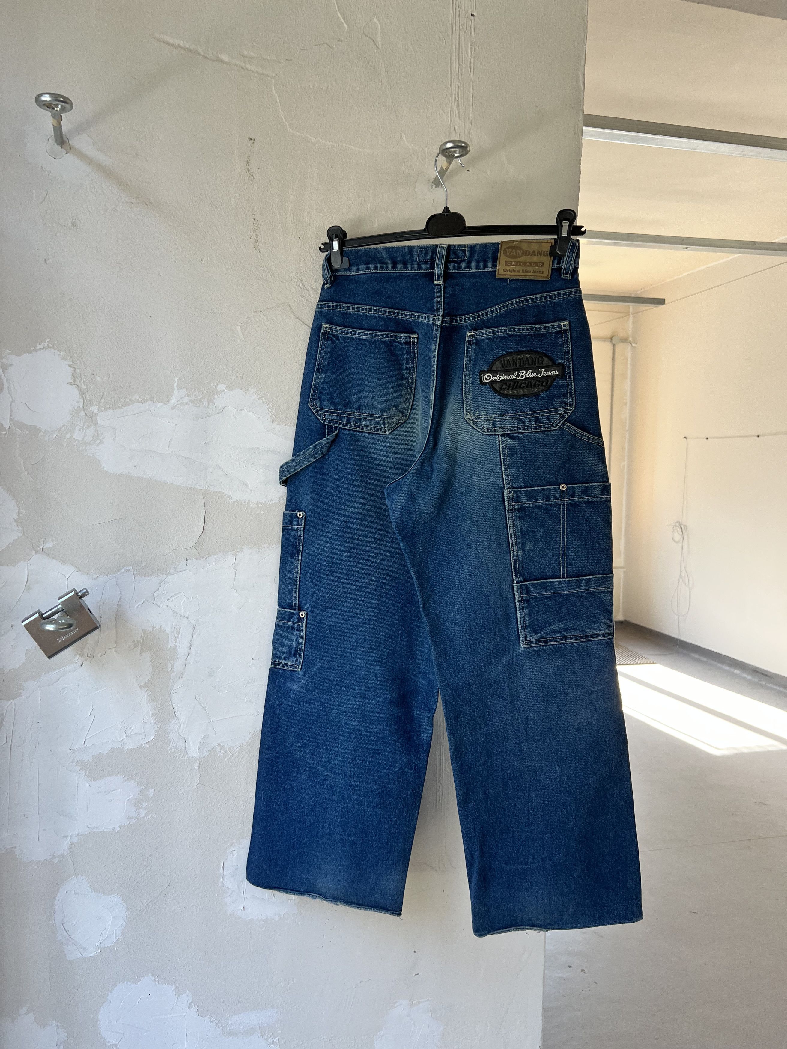 Unsound Rags Van Dang Vintage Heeavy Chicago Denim Painter Cargo Jeans Size US 32 / EU 48 - 1 Thumbnail