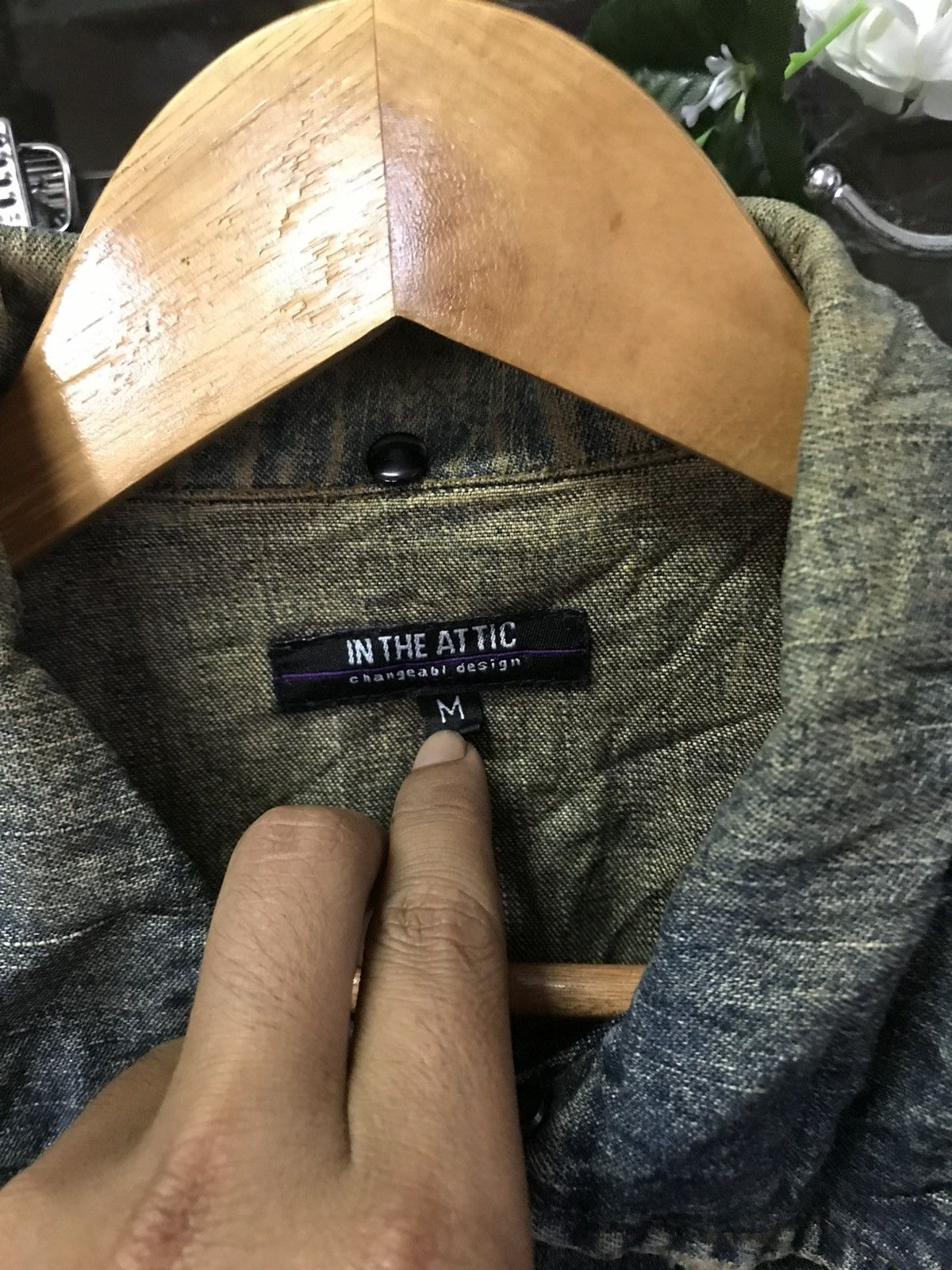 In The Attic × Japanese Brand RARE IN THE ATTIC DENIM DISTRESS Size M / US 6-8 / IT 42-44 - 8 Thumbnail