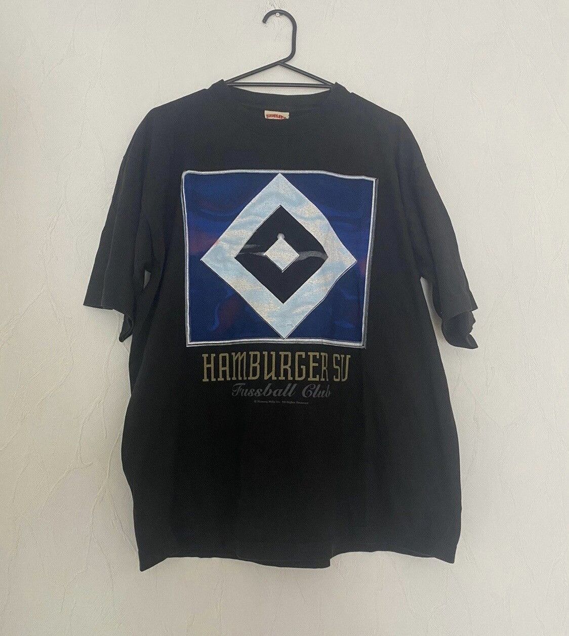 Nutmeg Hamburger su nutmeg Vintage tee 90s Size US L / EU 52-54 / 3 - 1 Thumbnail