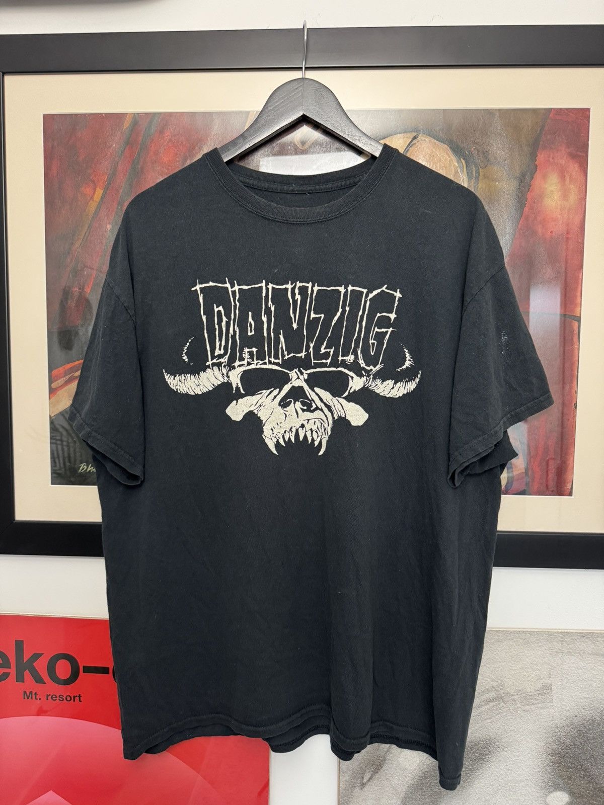 Band Tees Rare Vintage 00s Danzig Logo Horror Punk Metal Band Tee Size US XL / EU 56 / 4 - 1 Thumbnail
