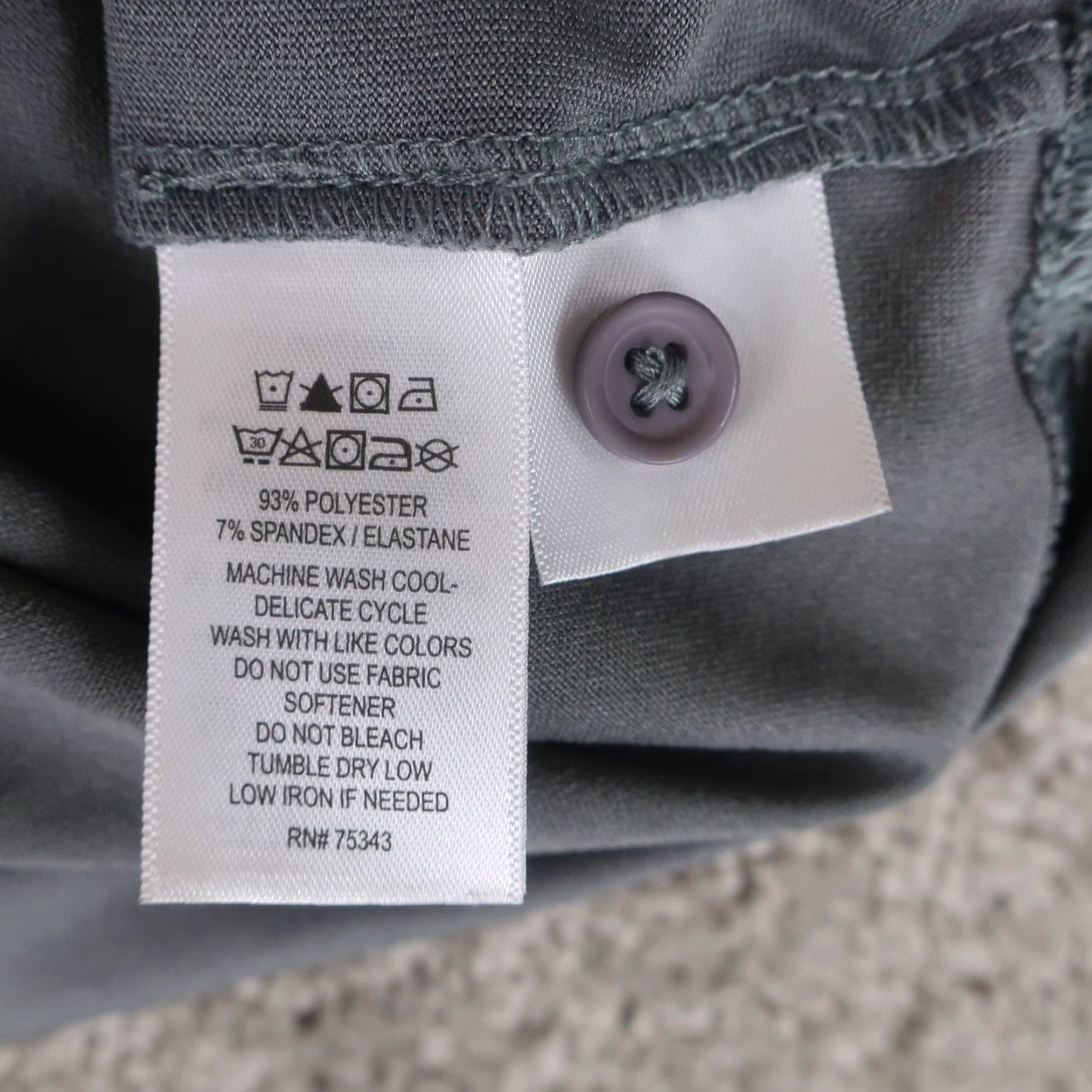 Vintage Rorie Whelan Golf Polo Shirt Large Solid Gray Lightweight Performance Stretch Shirt Mens Polo Size US L / EU 52-54 / 3 - 6 Thumbnail
