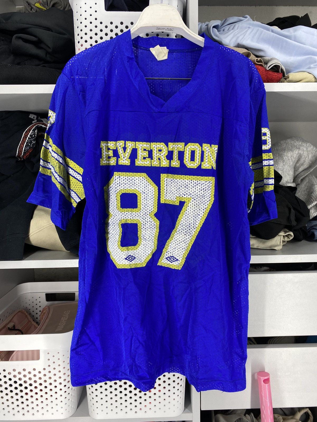 Umbro Everton #87 1989-1990 England Jersey