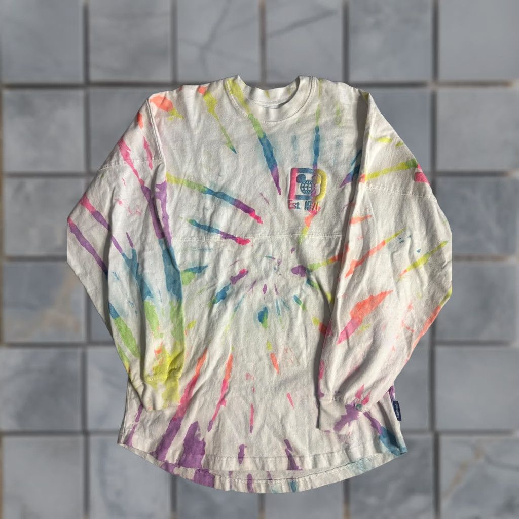 Disney Disney Spirit Jersey Shirt Womens XS Multicolor Tie Dye Walt Disney World Top Size XS / US 0-2 / IT 36-38 - 1 Thumbnail