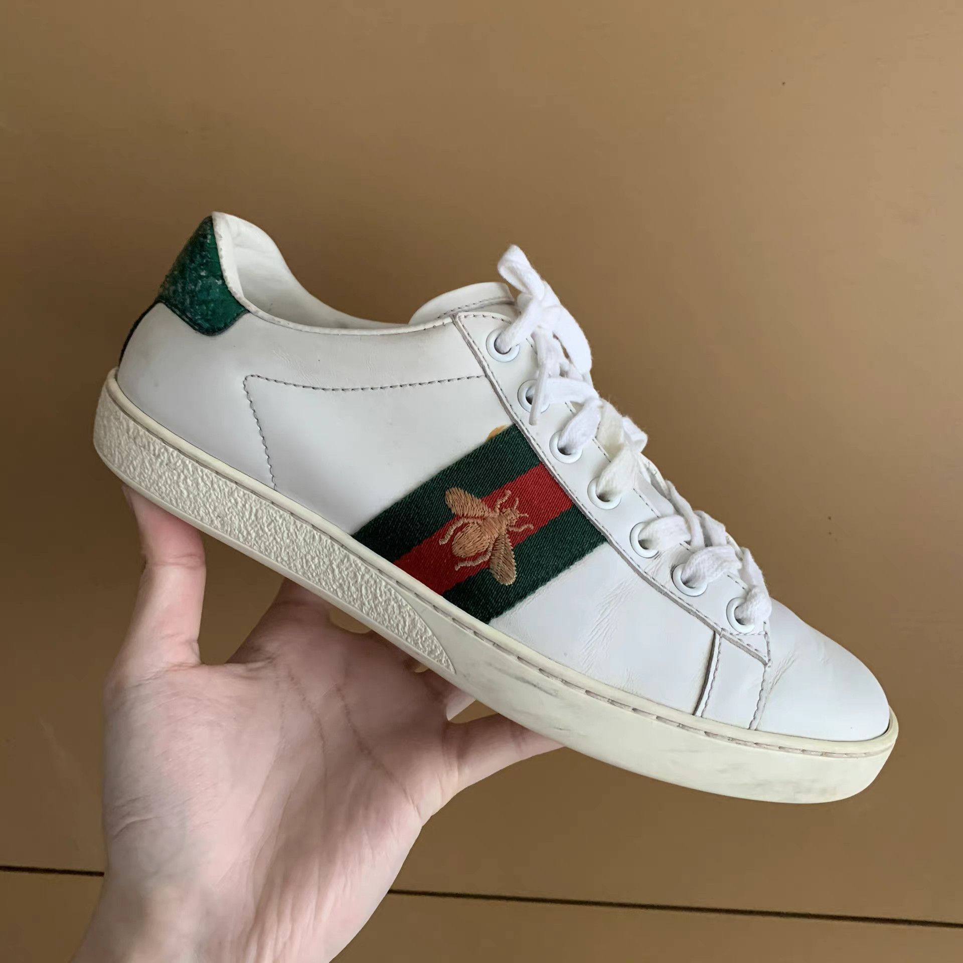 Gucci Gucci Bee Ace Sneakers Size US 6.5 / IT 36.5 - 3 Thumbnail