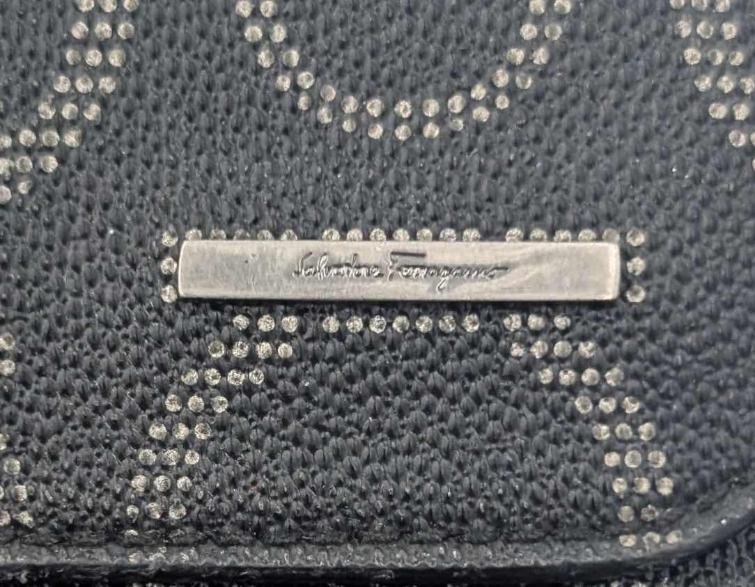 Salvatore Ferragamo Salvatore Ferragamo Black Leather Compact Wallet Size ONE SIZE - 7 Thumbnail