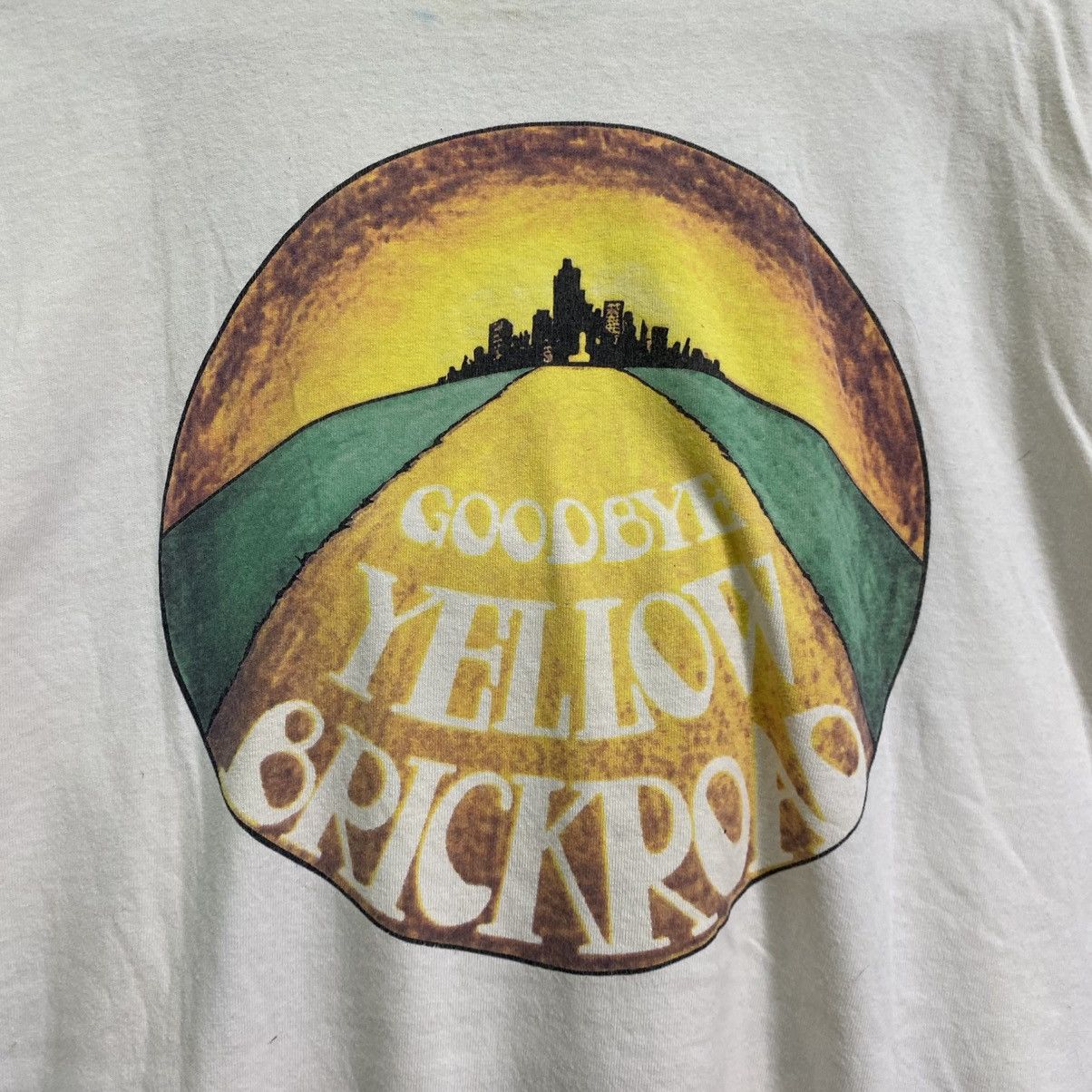 Band Tees Vintage 90s Elton John Goodbye Yellow Brick Road Tour Tee Size US L / EU 52-54 / 3 - 12 Thumbnail